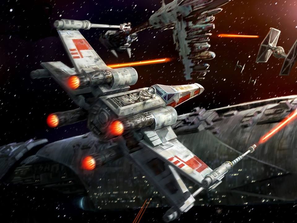 X Wing Ship Artwork Wallpapers