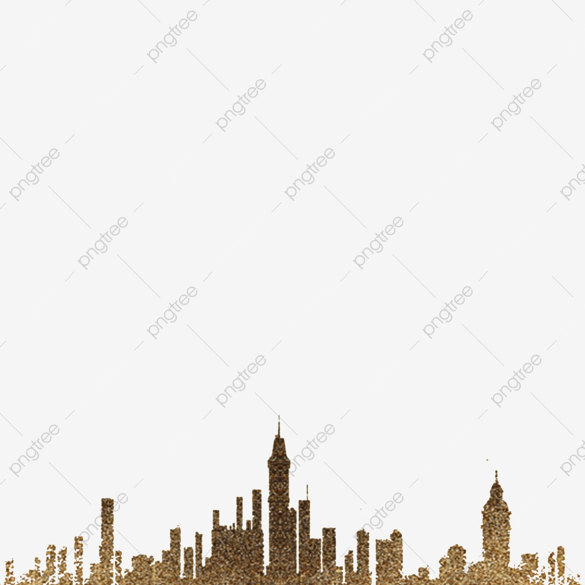 Yellow City Vector Reflection Wallpapers