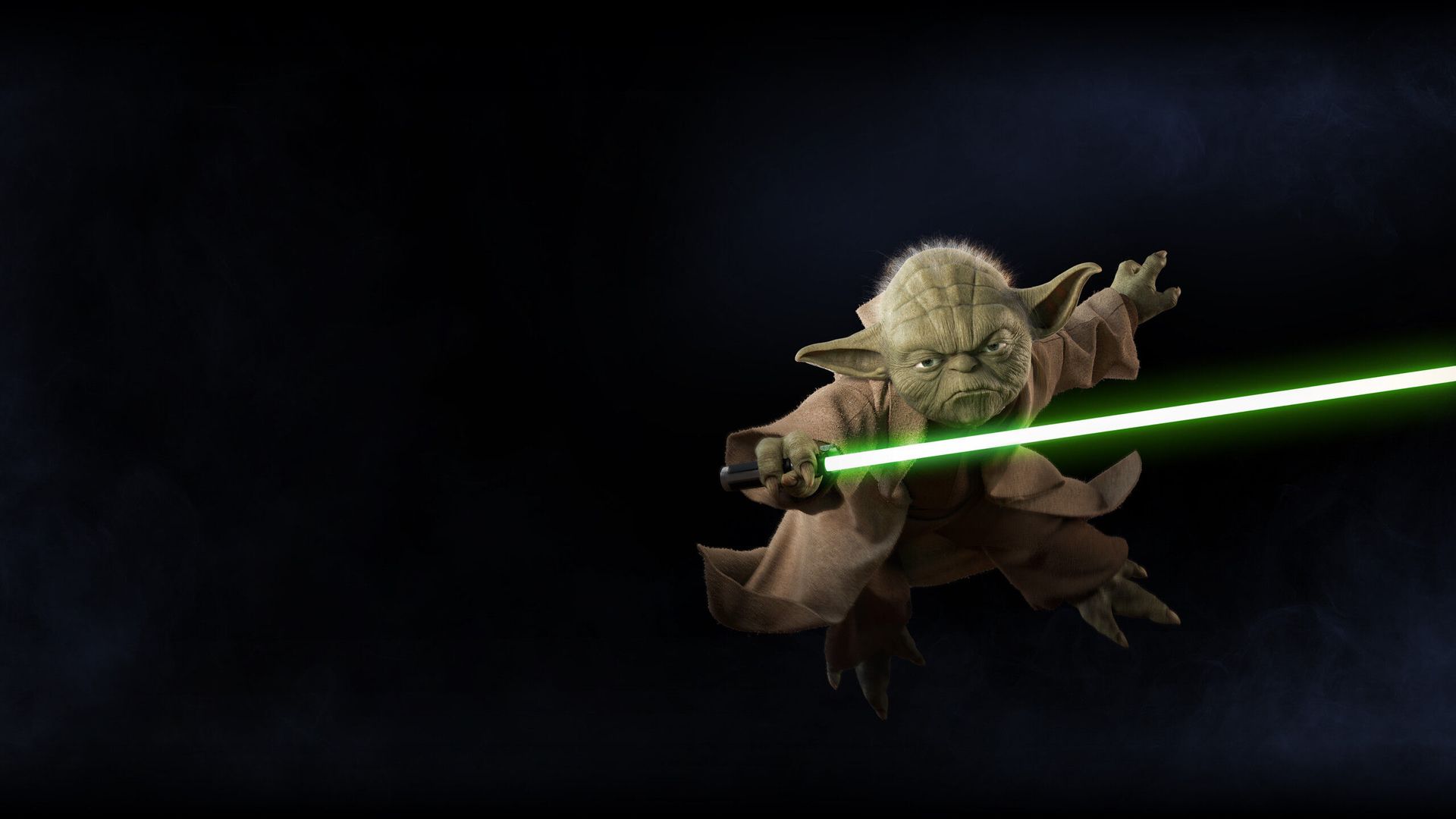 Yoda With Lightsaber Wallpapers