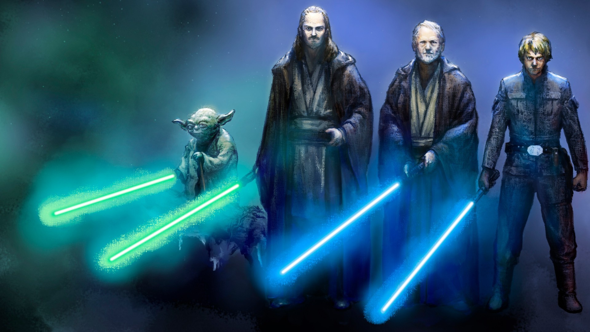 Yoda With Lightsaber Wallpapers