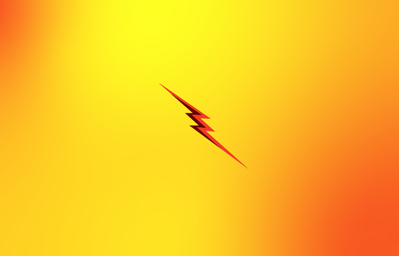 4K Flash Logo Minimal Wallpapers