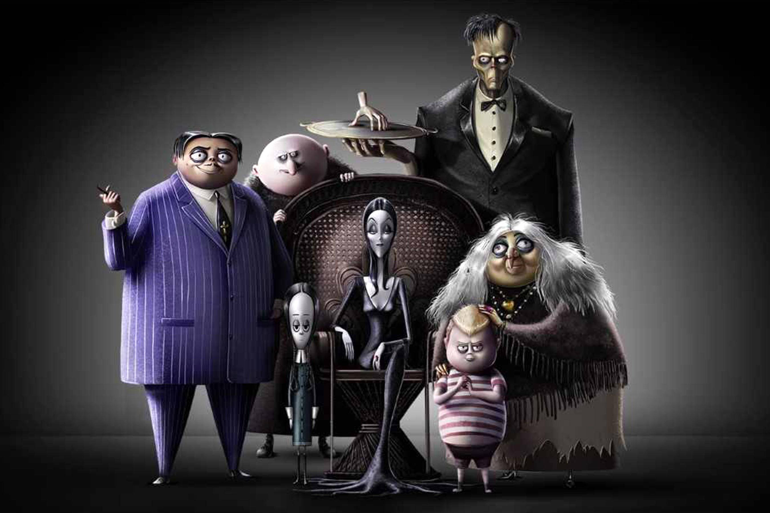 4K The Addams Family Movie Minimal Wallpapers