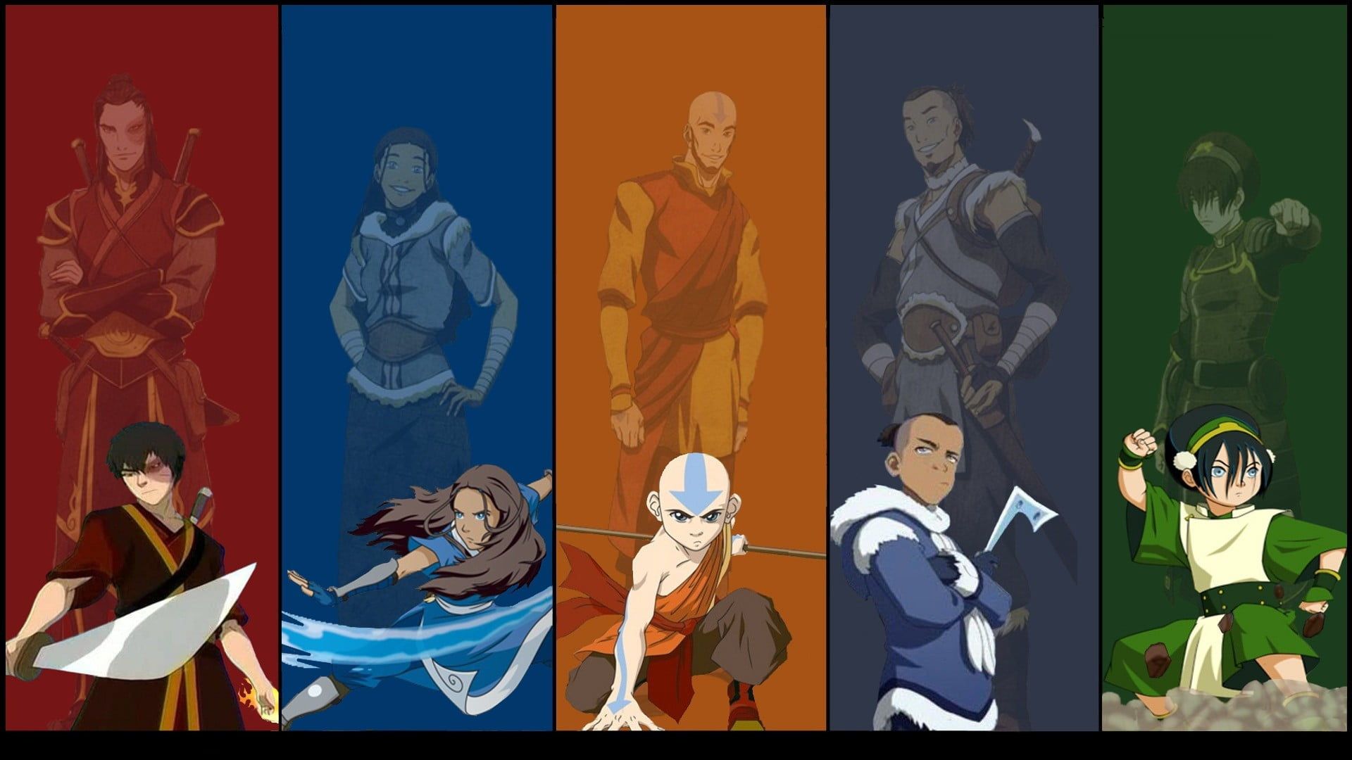 Aang Avatar The Last Airbender Anime Minimal Wallpapers