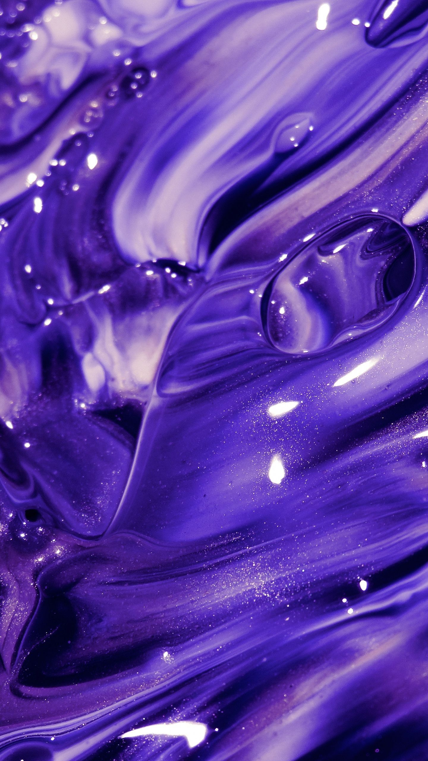 Abstract Purple Waves Wallpapers