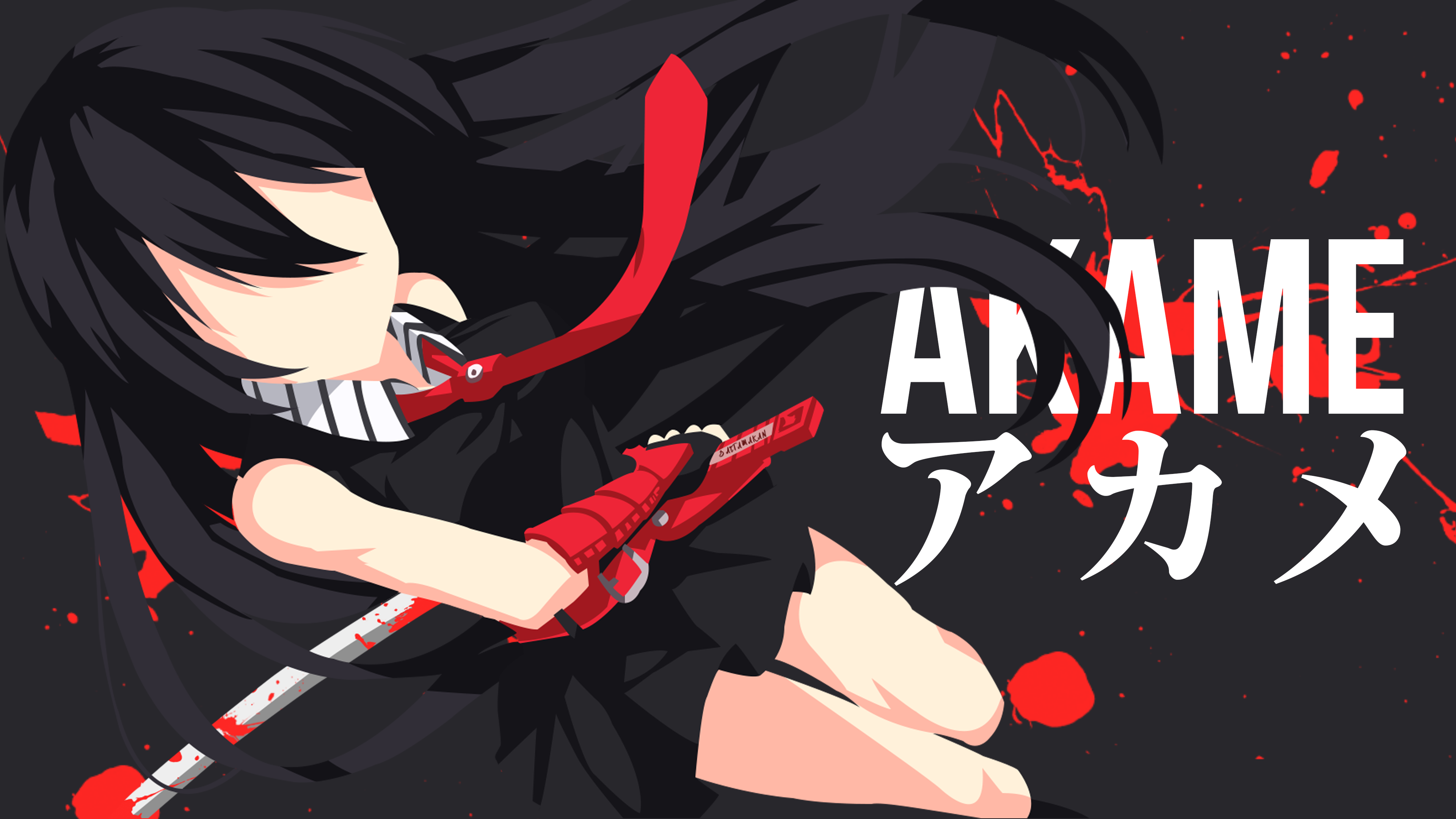 Akame From Akame Ga Kill Minimal Wallpapers