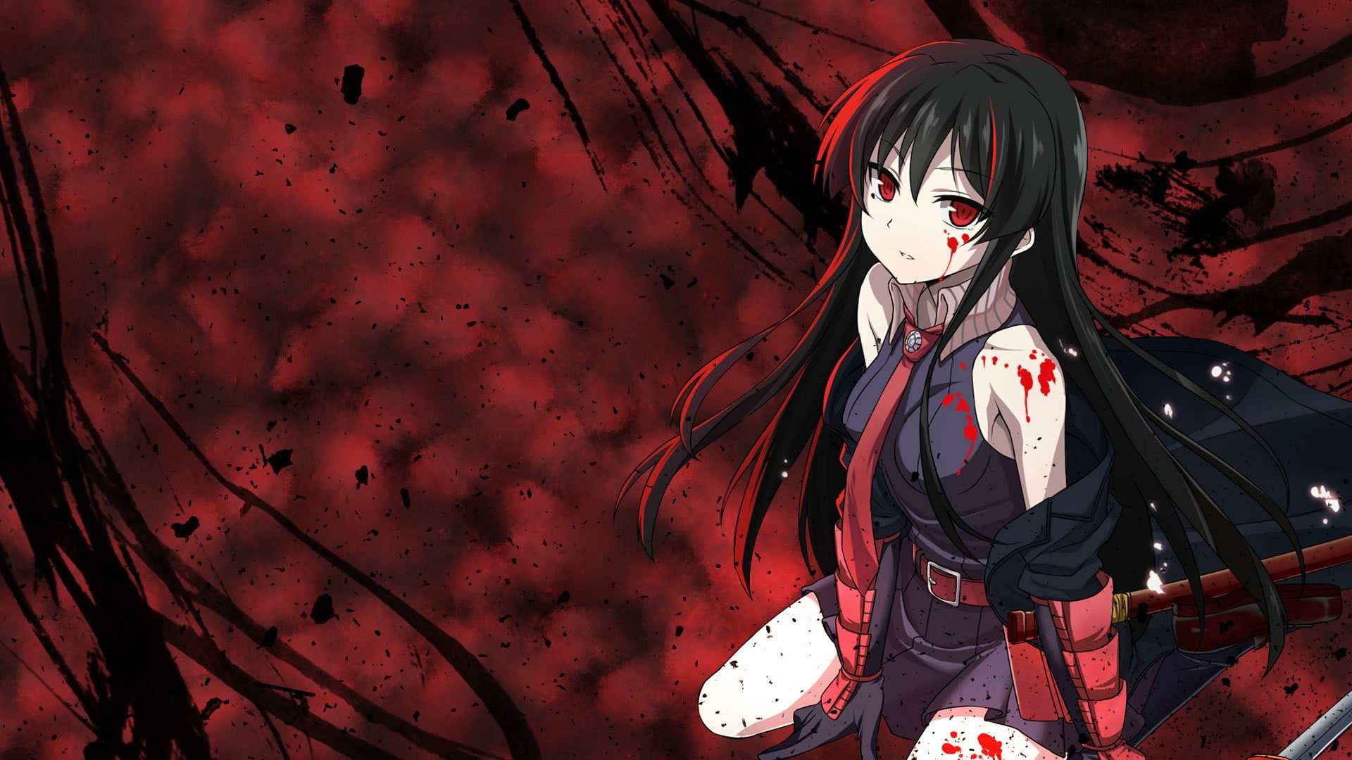 Akame From Akame Ga Kill Minimal Wallpapers