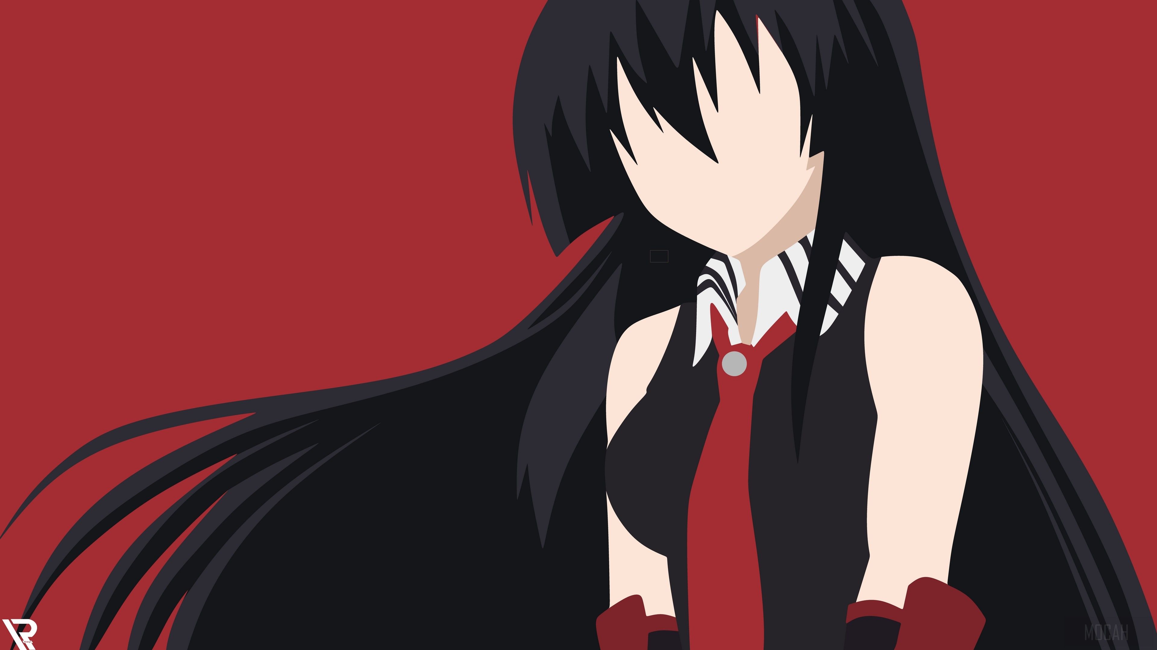 Akame From Akame Ga Kill Minimal Wallpapers