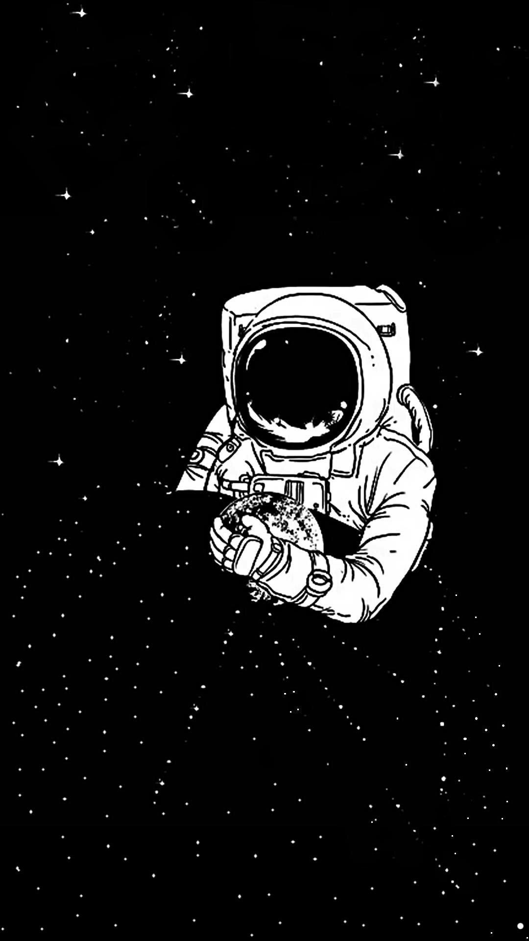 Astronaut Minimalist Wallpapers