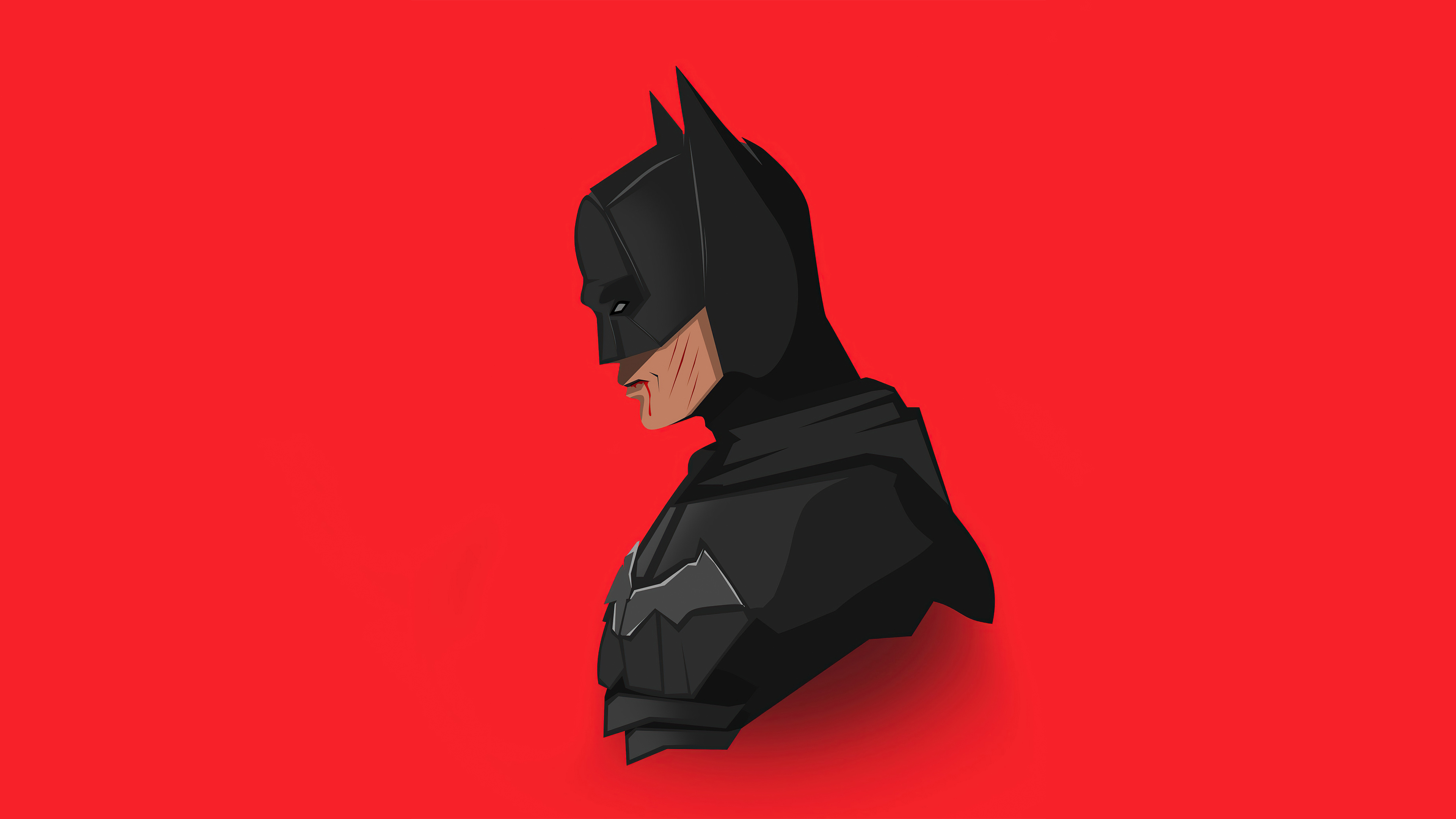 Batman Flat Design Minimal 4K Wallpapers