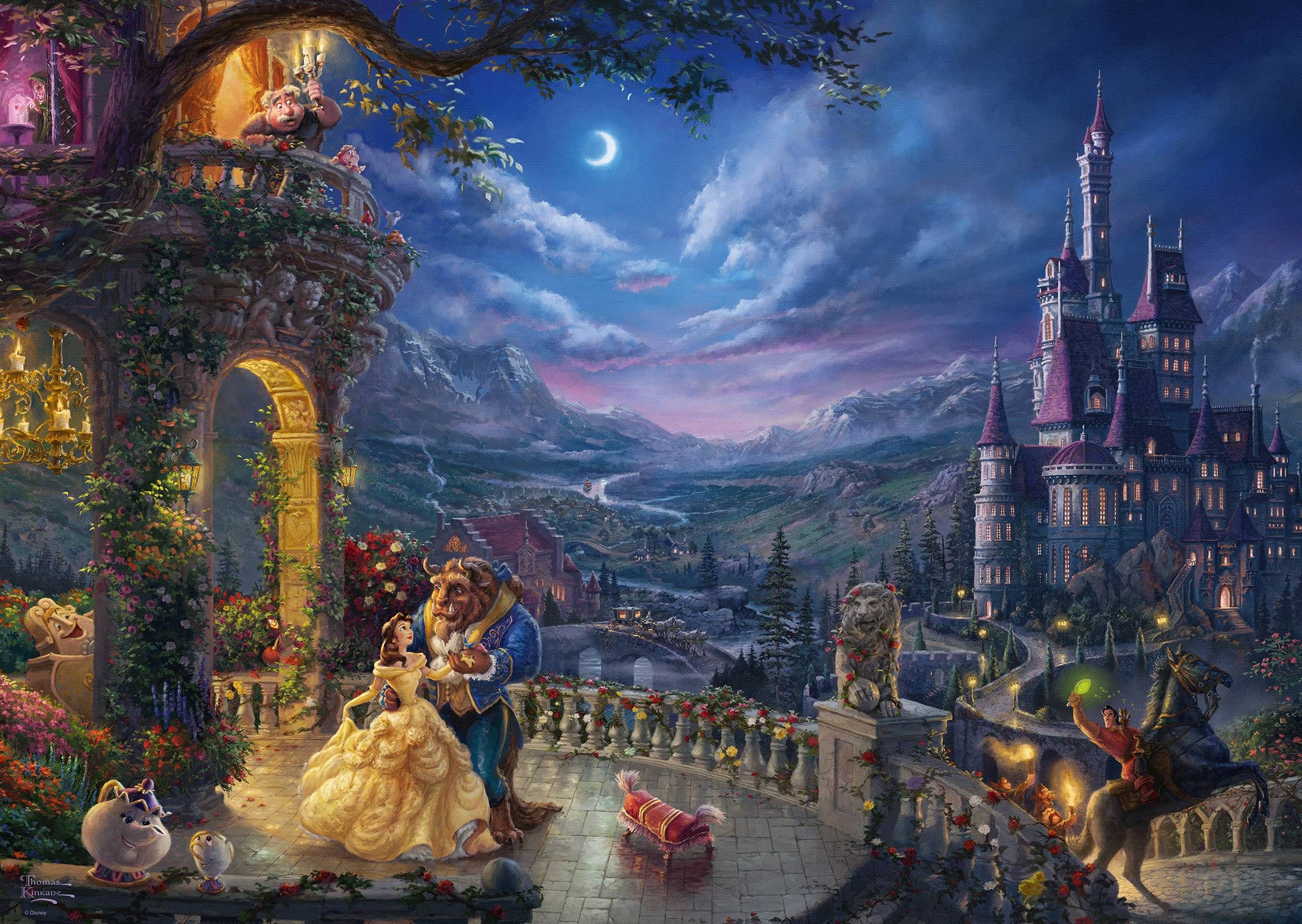 Beauty And The Beast Artwork Wallpapers