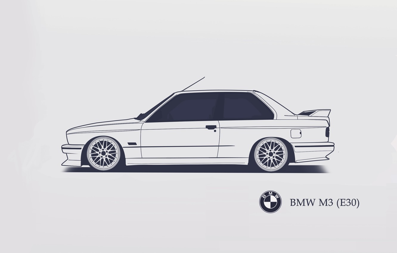 Bmw Car Minimalism Wallpapers