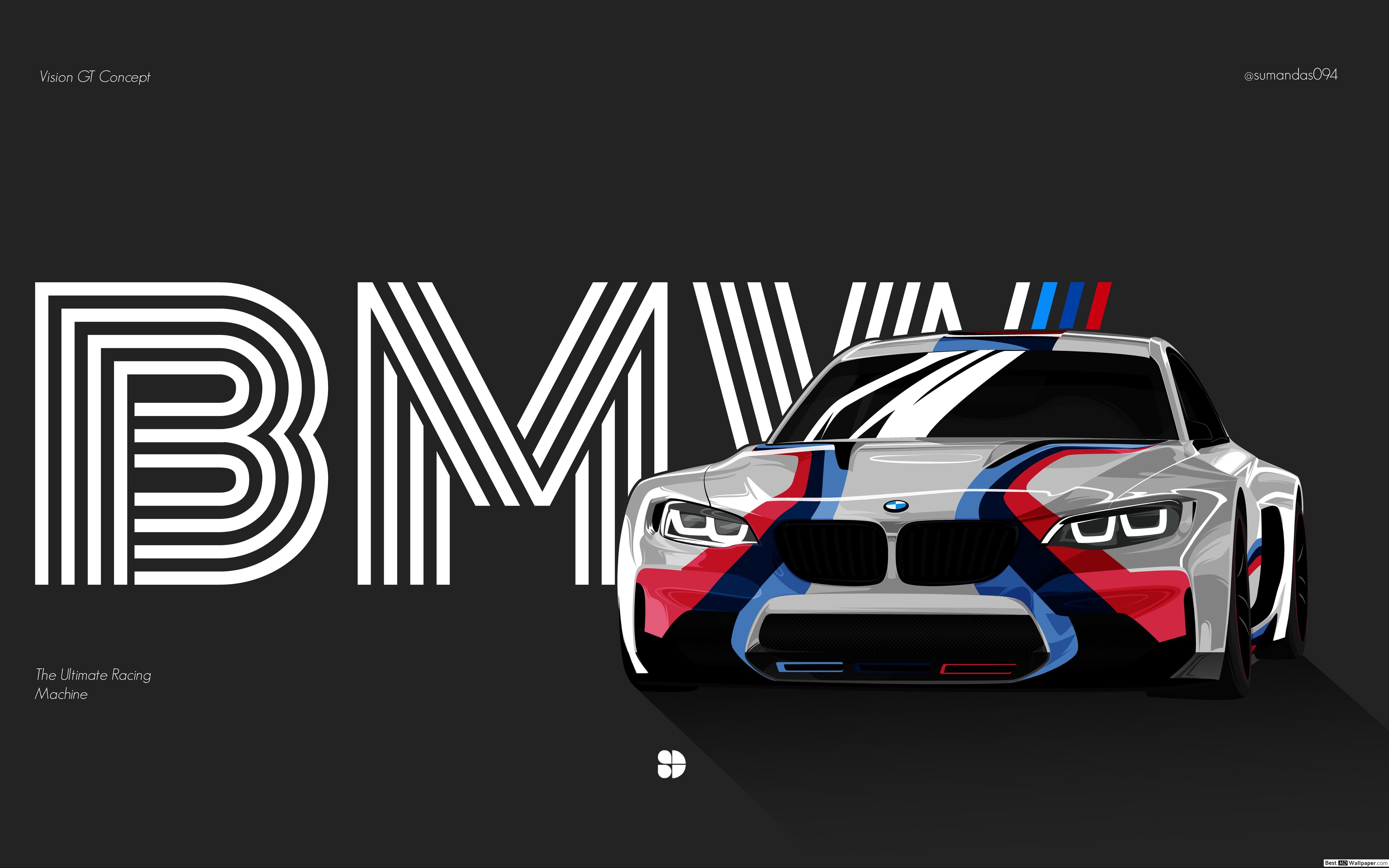 Bmw Car Minimalism Wallpapers