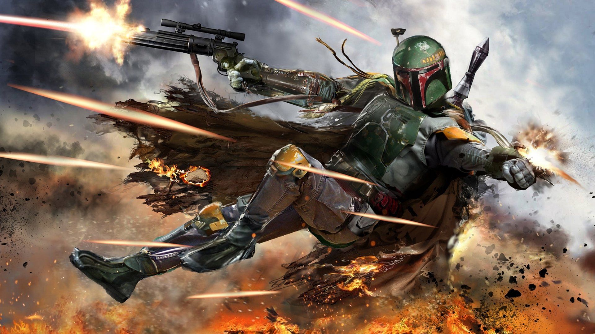 Boba Fett Star Wars Art Wallpapers