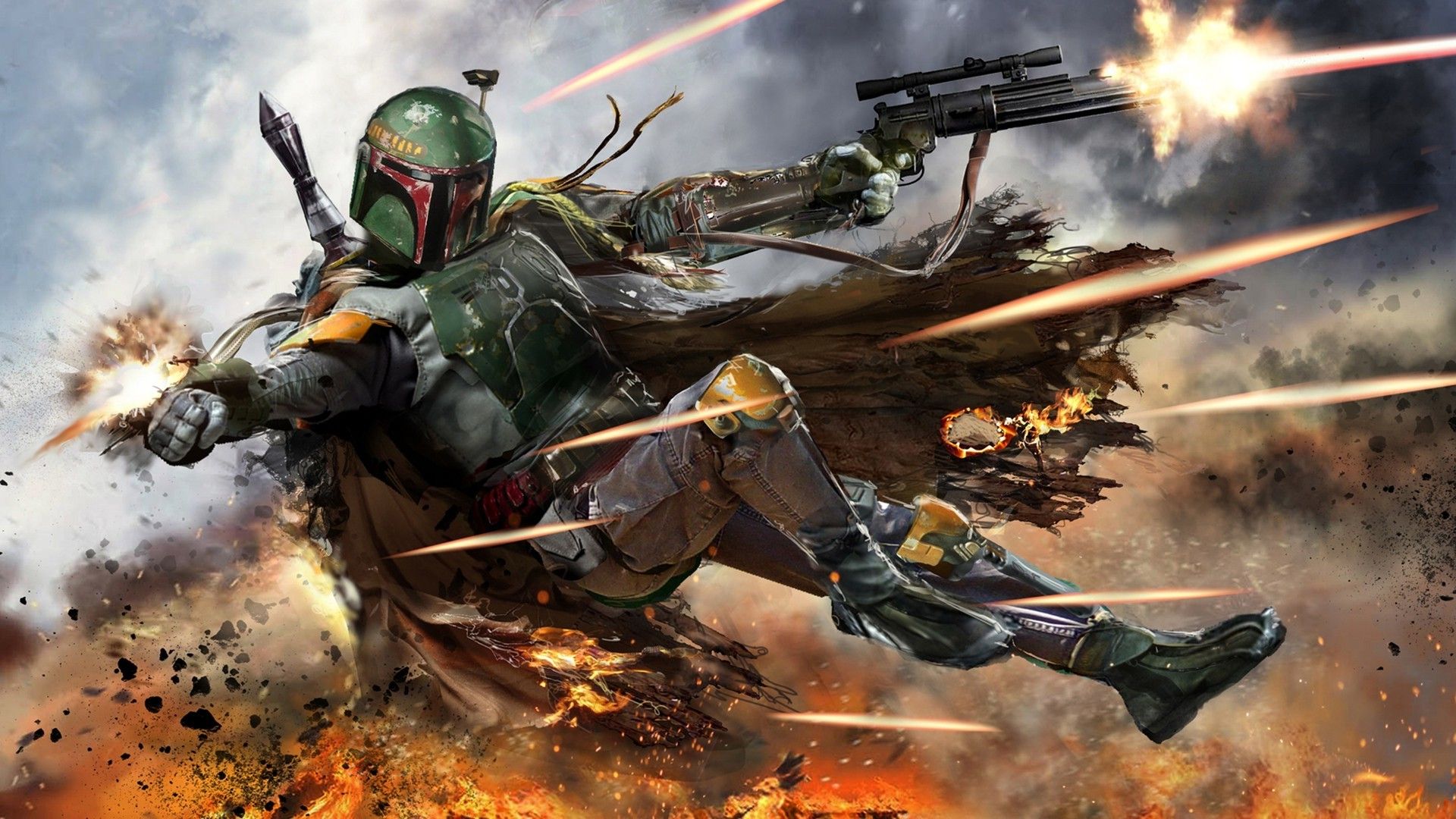 Boba Fett Star Wars Art Wallpapers