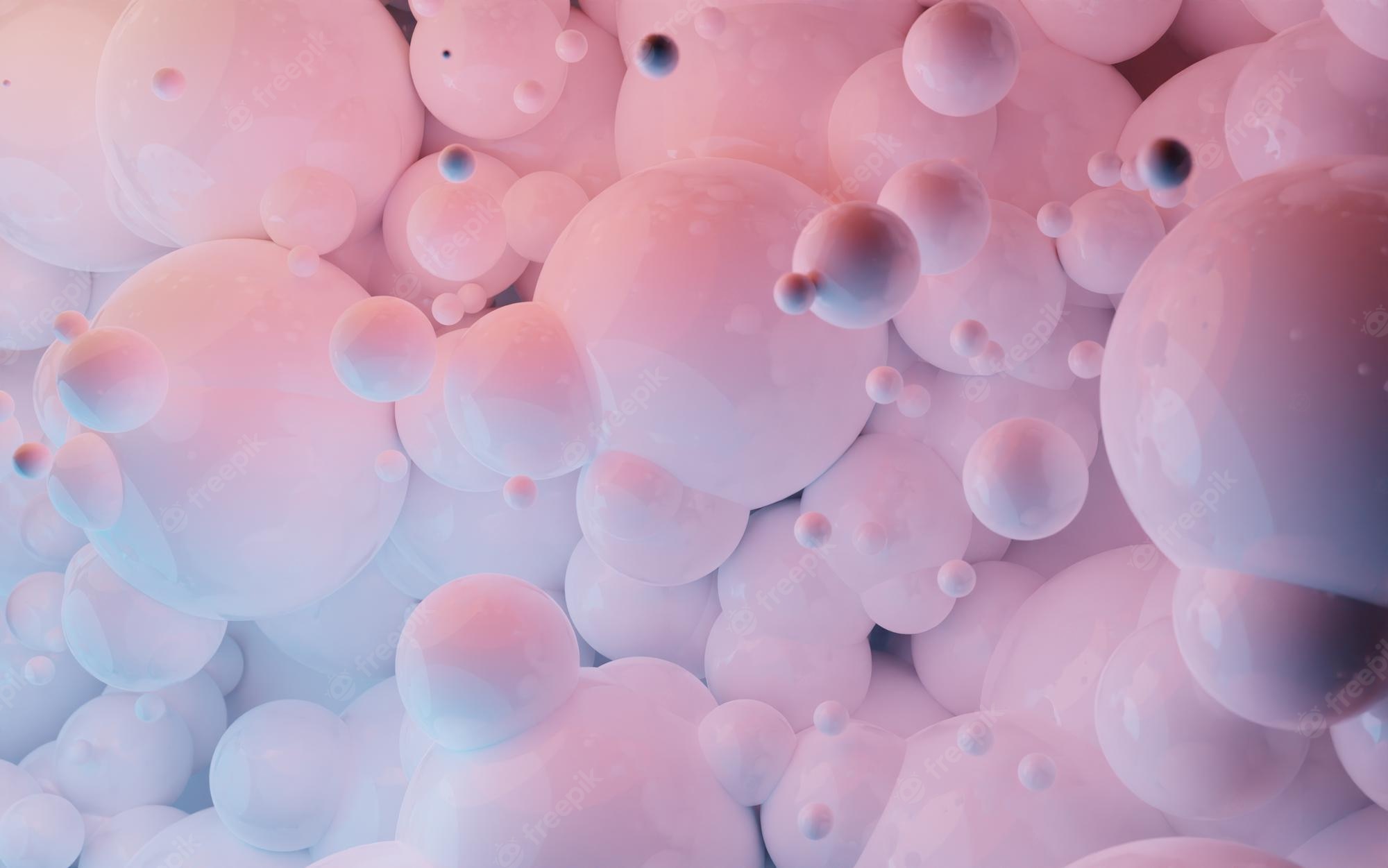 Bubbly Minimal Art Wallpapers