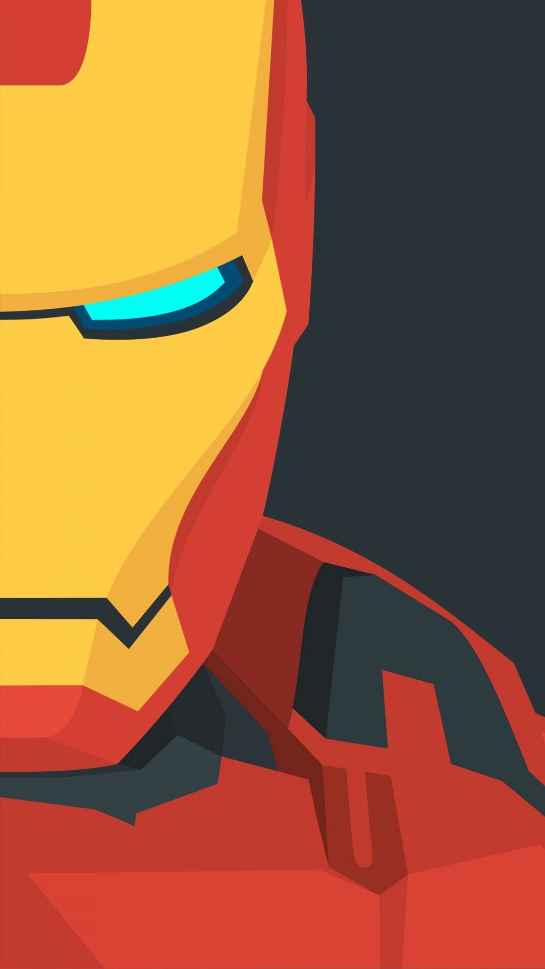 Captain America Iron Man Minimal Art Wallpapers