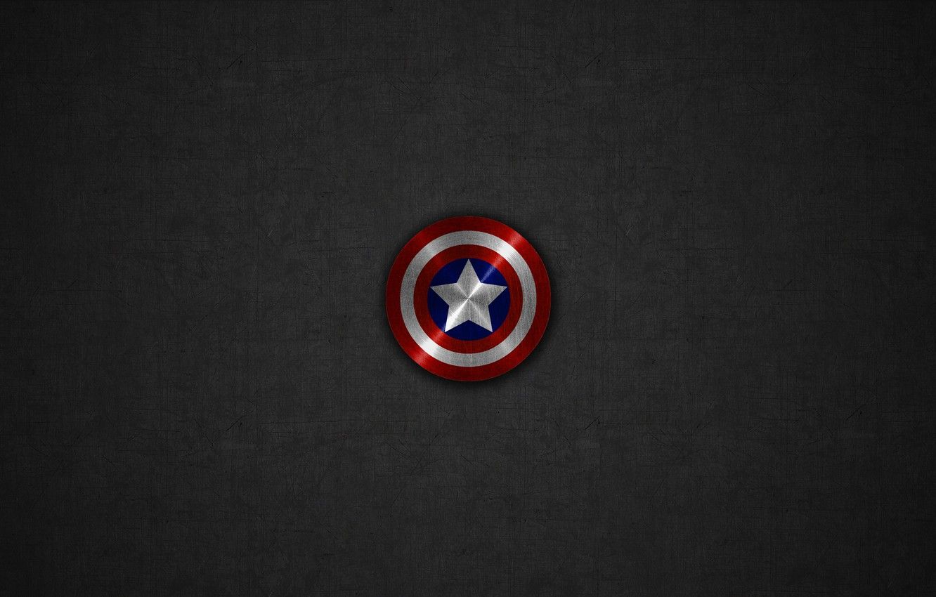 Captain America Minimalist Design Wallpapers