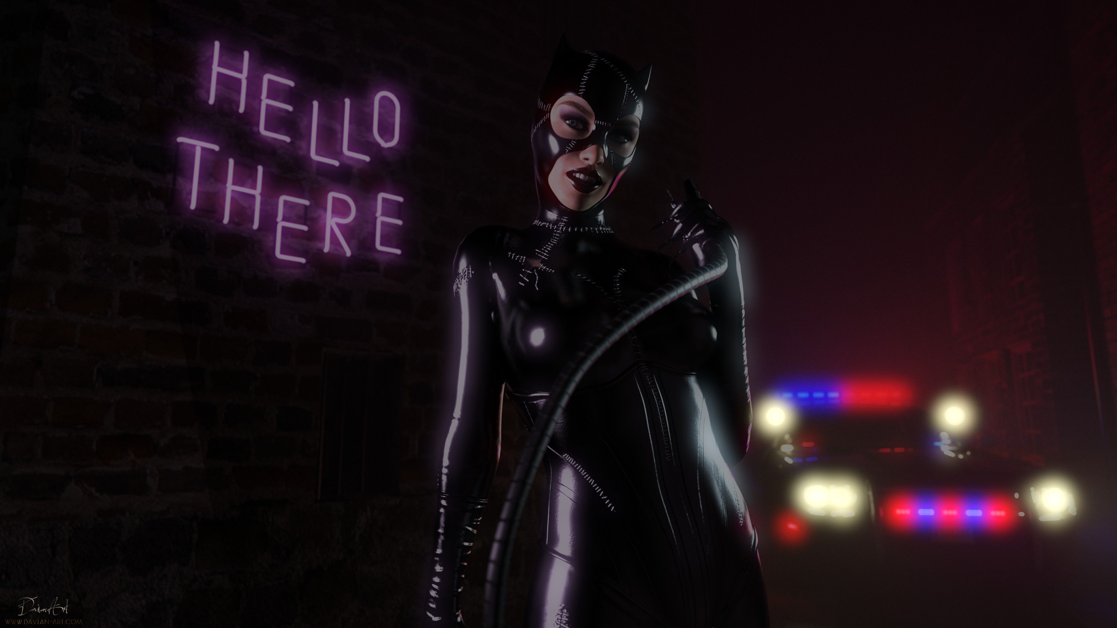 Catwoman Amoled Fanart Wallpapers