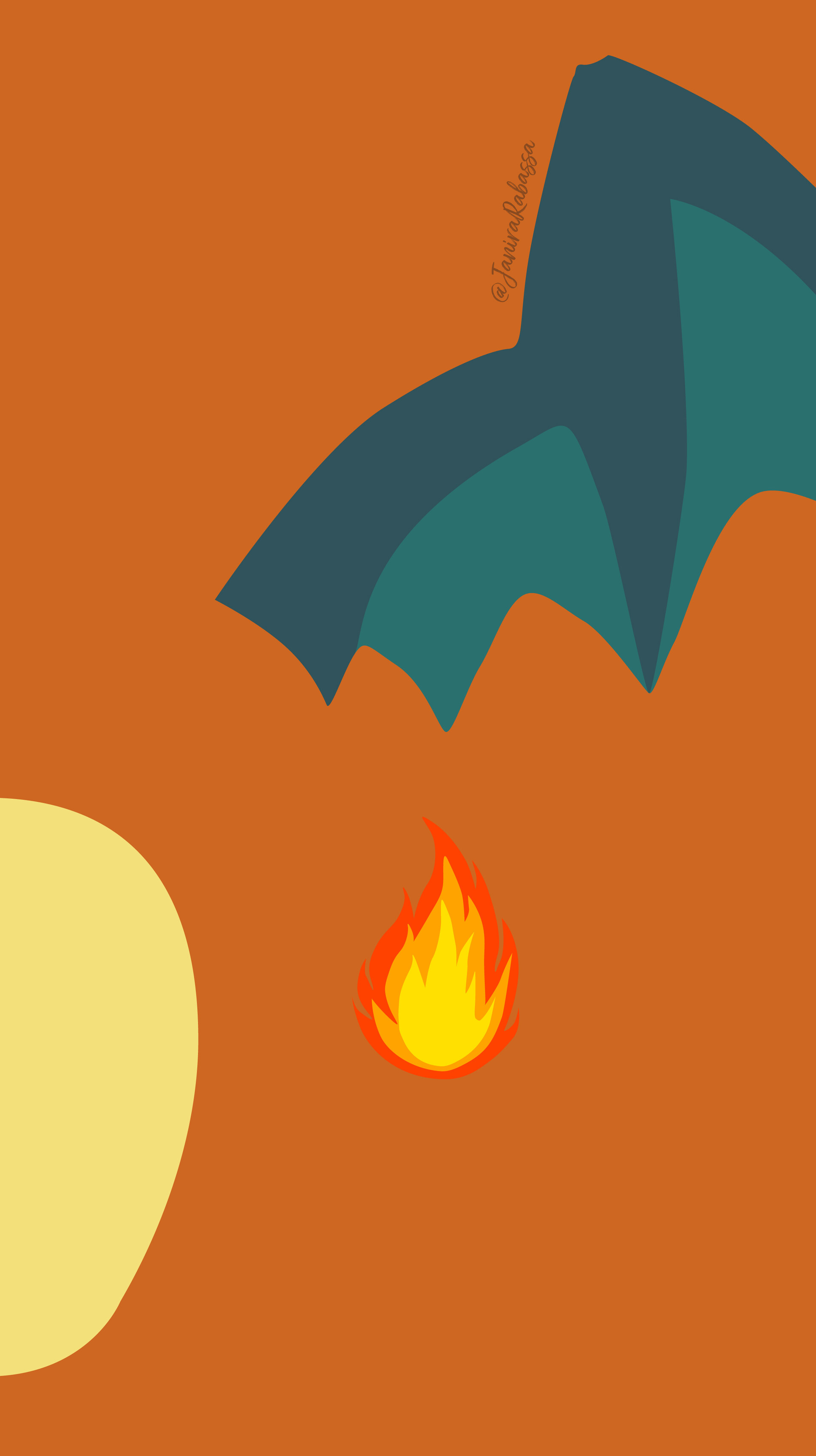 Charizard Minimalism Wallpapers