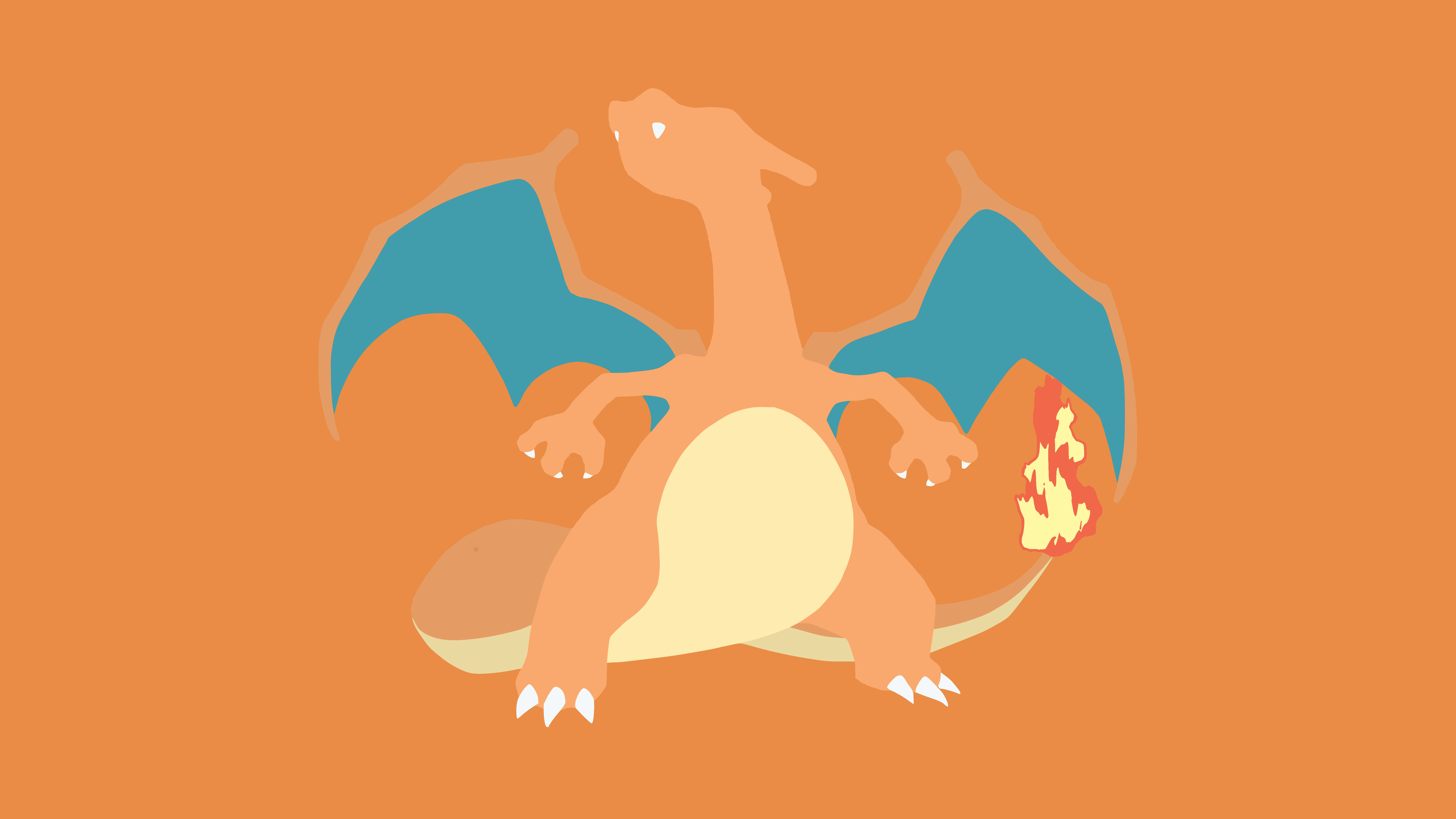 Charizard Minimalism Wallpapers