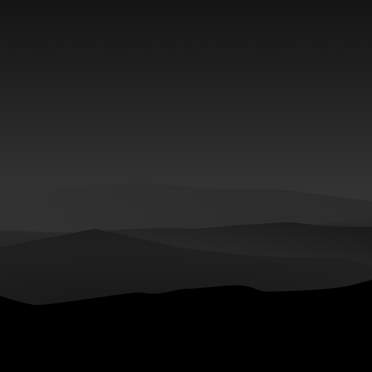 Dark Minimal Mountains At Night Wallpapers