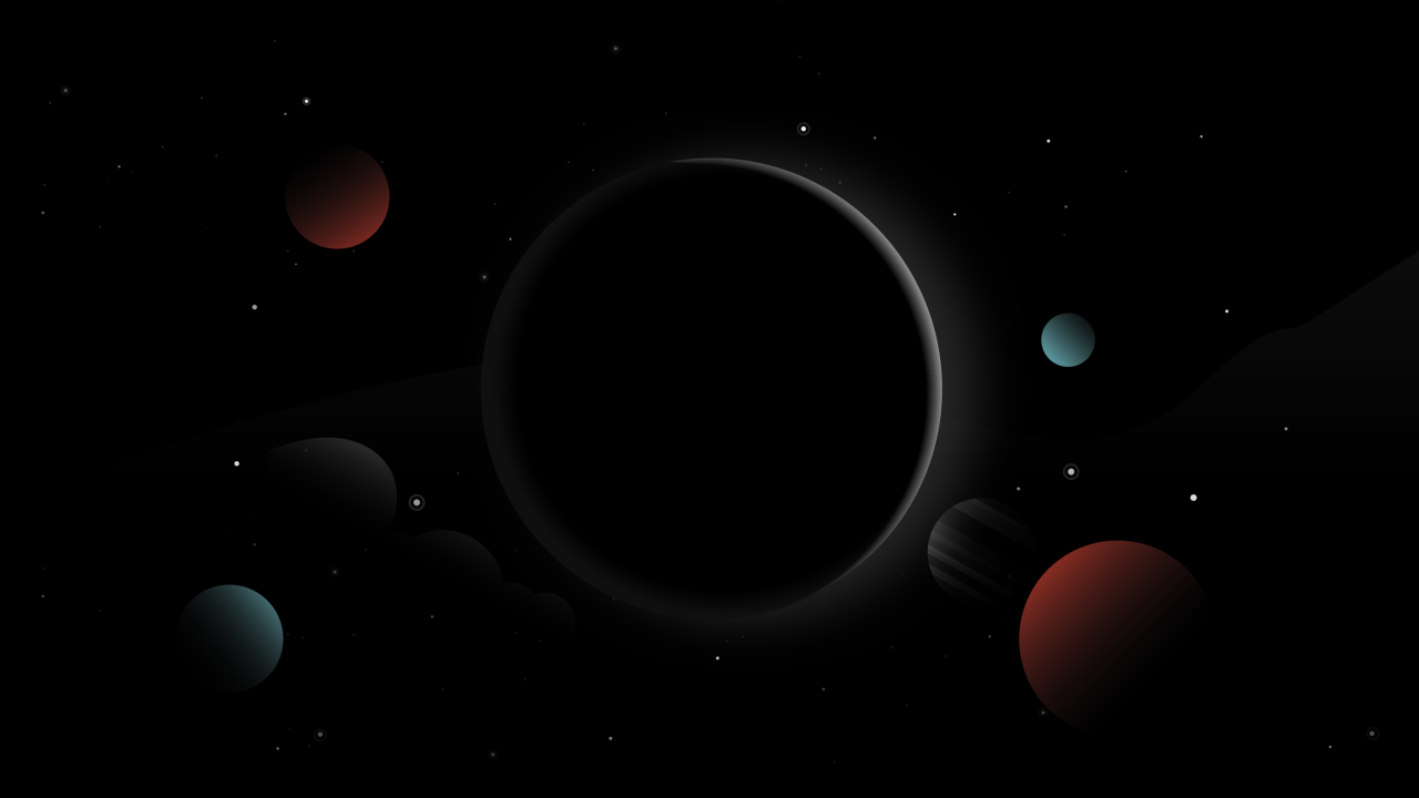 Dark Sun Minimal Wallpapers