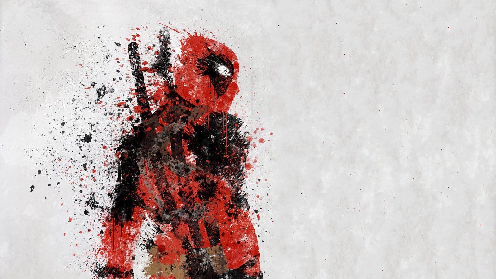 Deadpool Flat Digital Art Wallpapers