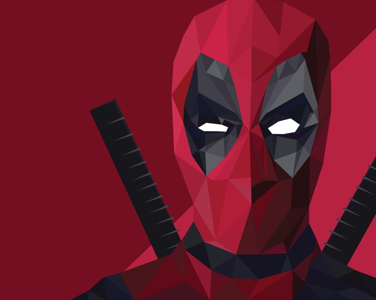 Deadpool Flat Digital Art Wallpapers