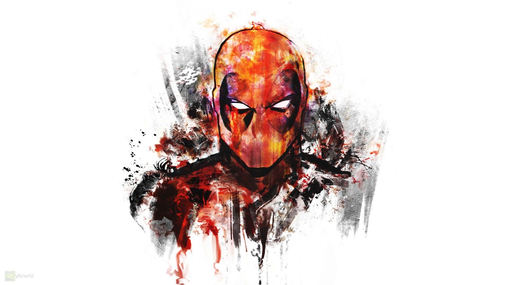 Deadpool Flat Digital Art Wallpapers