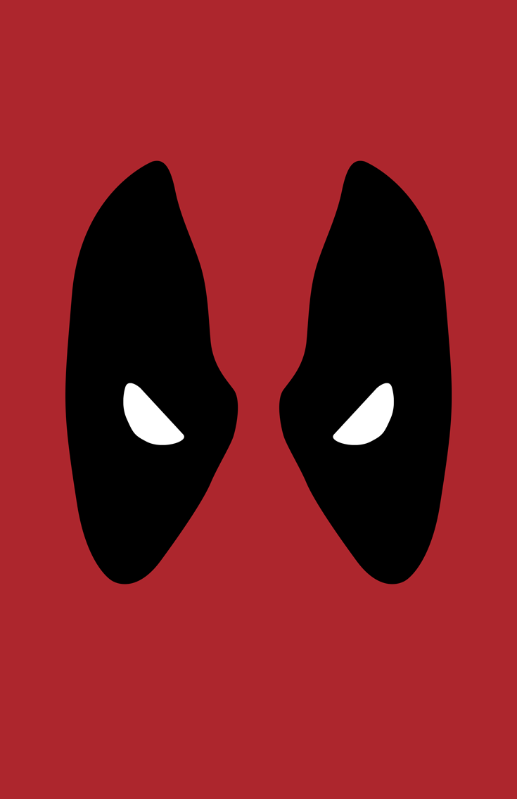 Deadpool Mask Minimalist Wallpapers