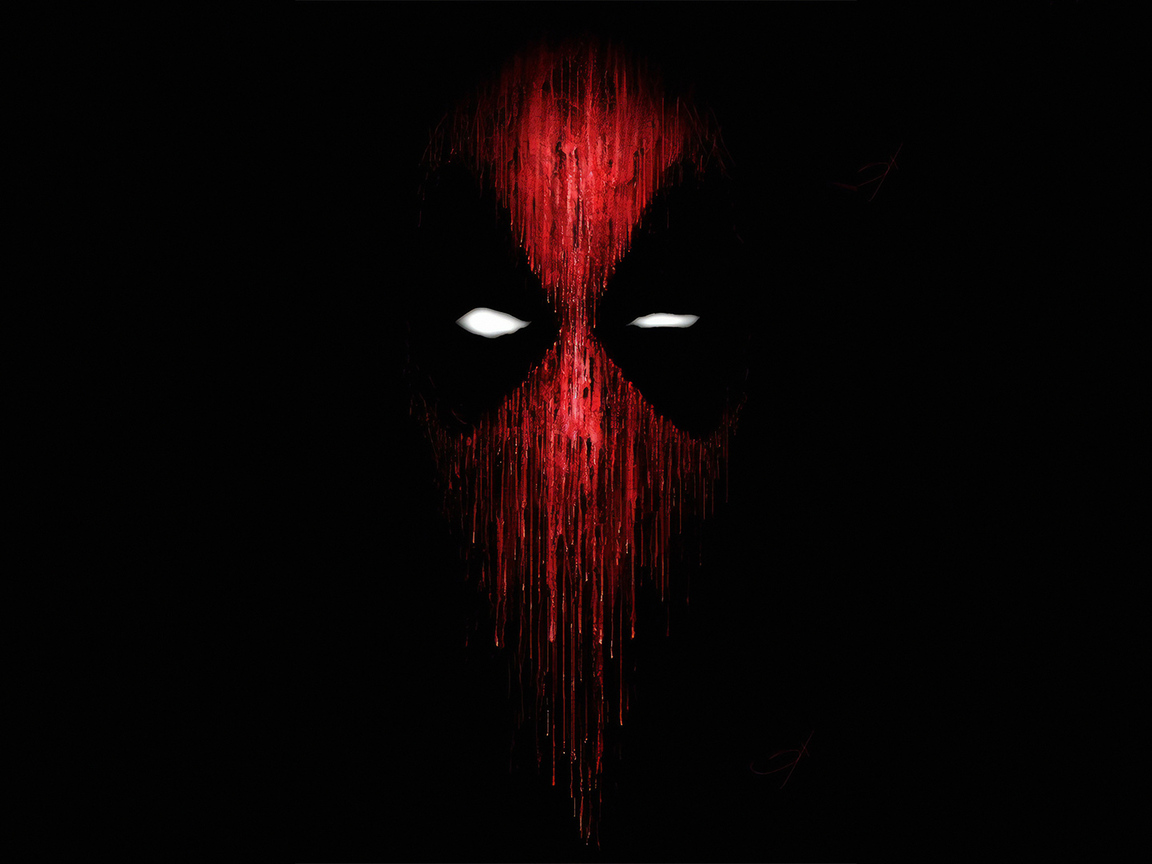 Deadpool Mask Minimalist Wallpapers