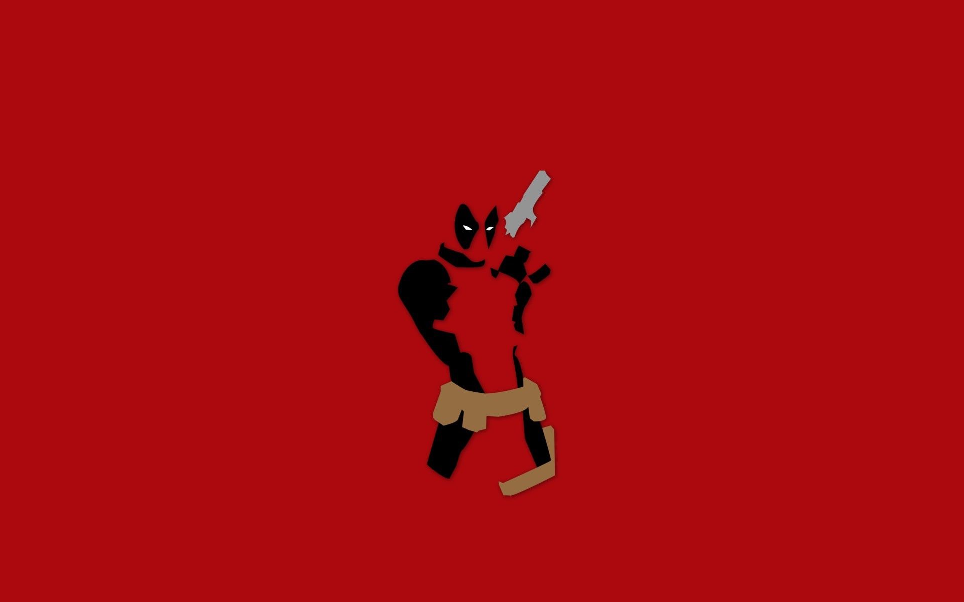 Deadpool Mask Minimalist Wallpapers