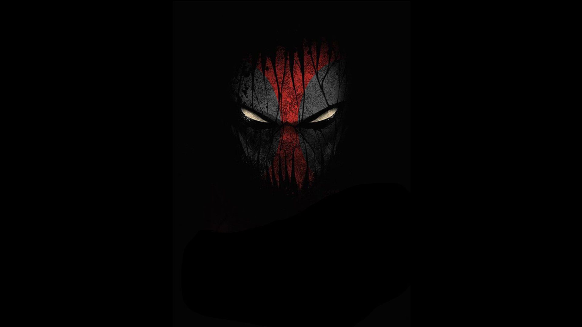 Deadpool Mask Minimalist Wallpapers