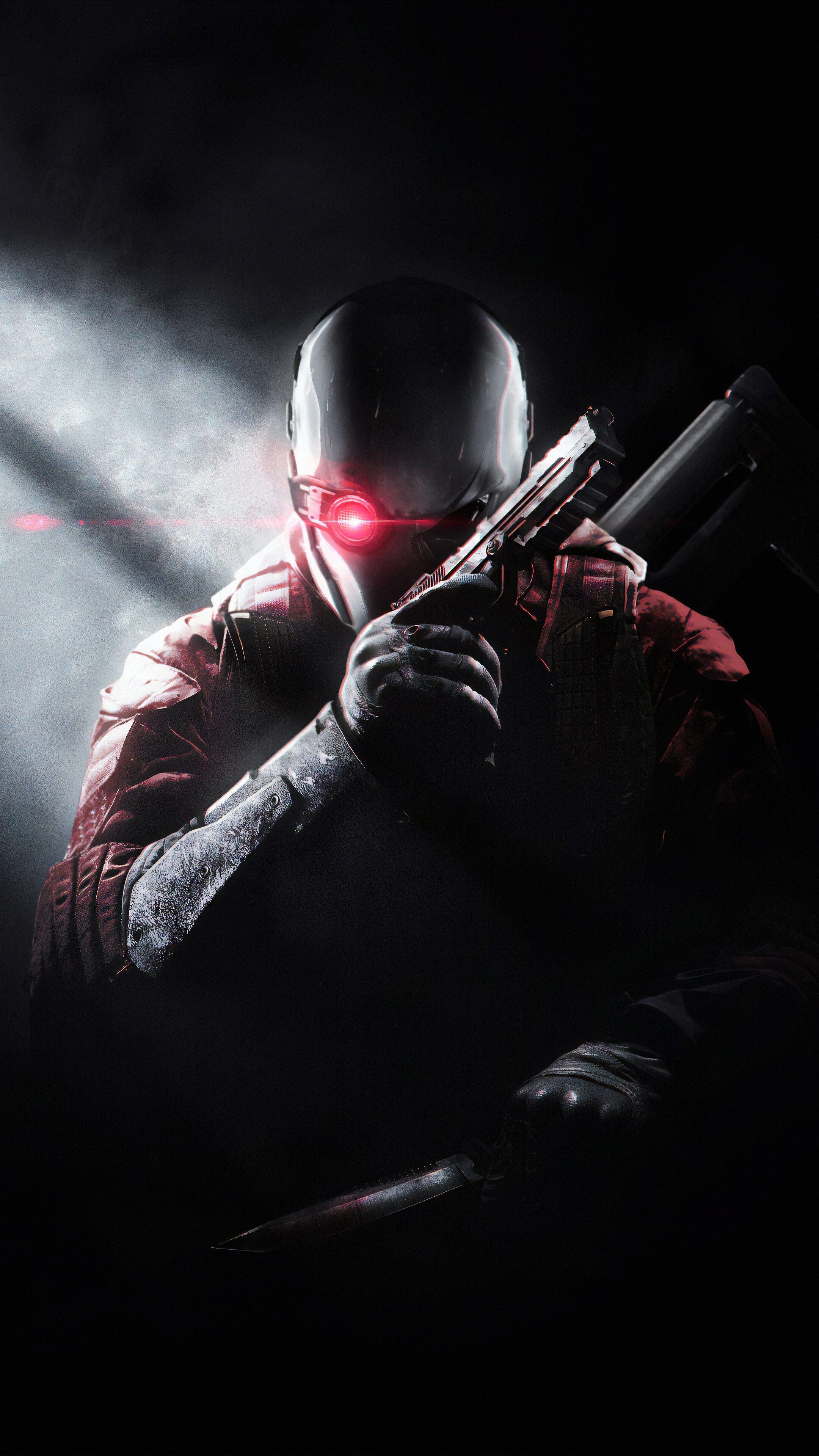 Deadshot Face Minimal Wallpapers