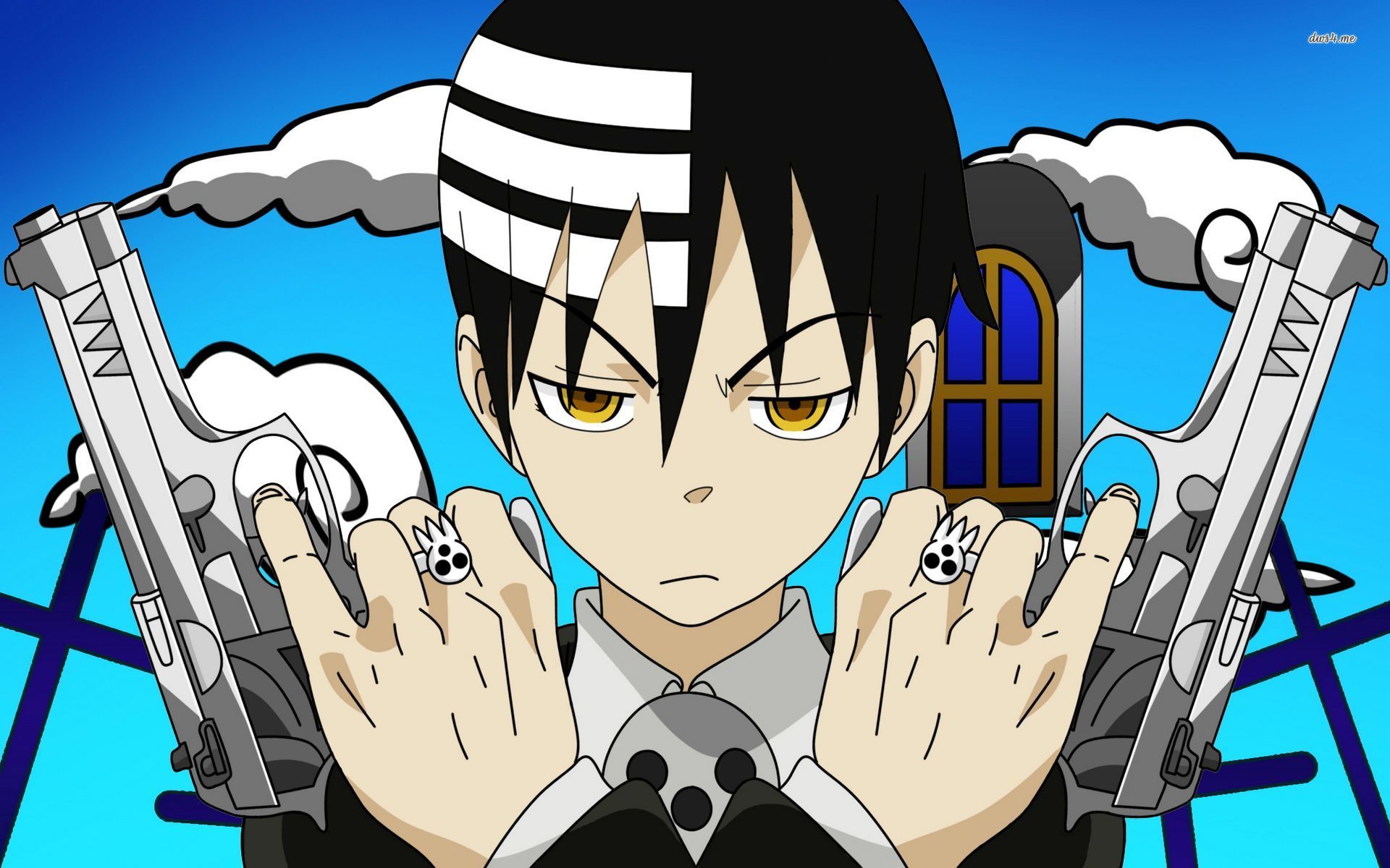 Death The Kid Soul Eater Minimal Wallpapers