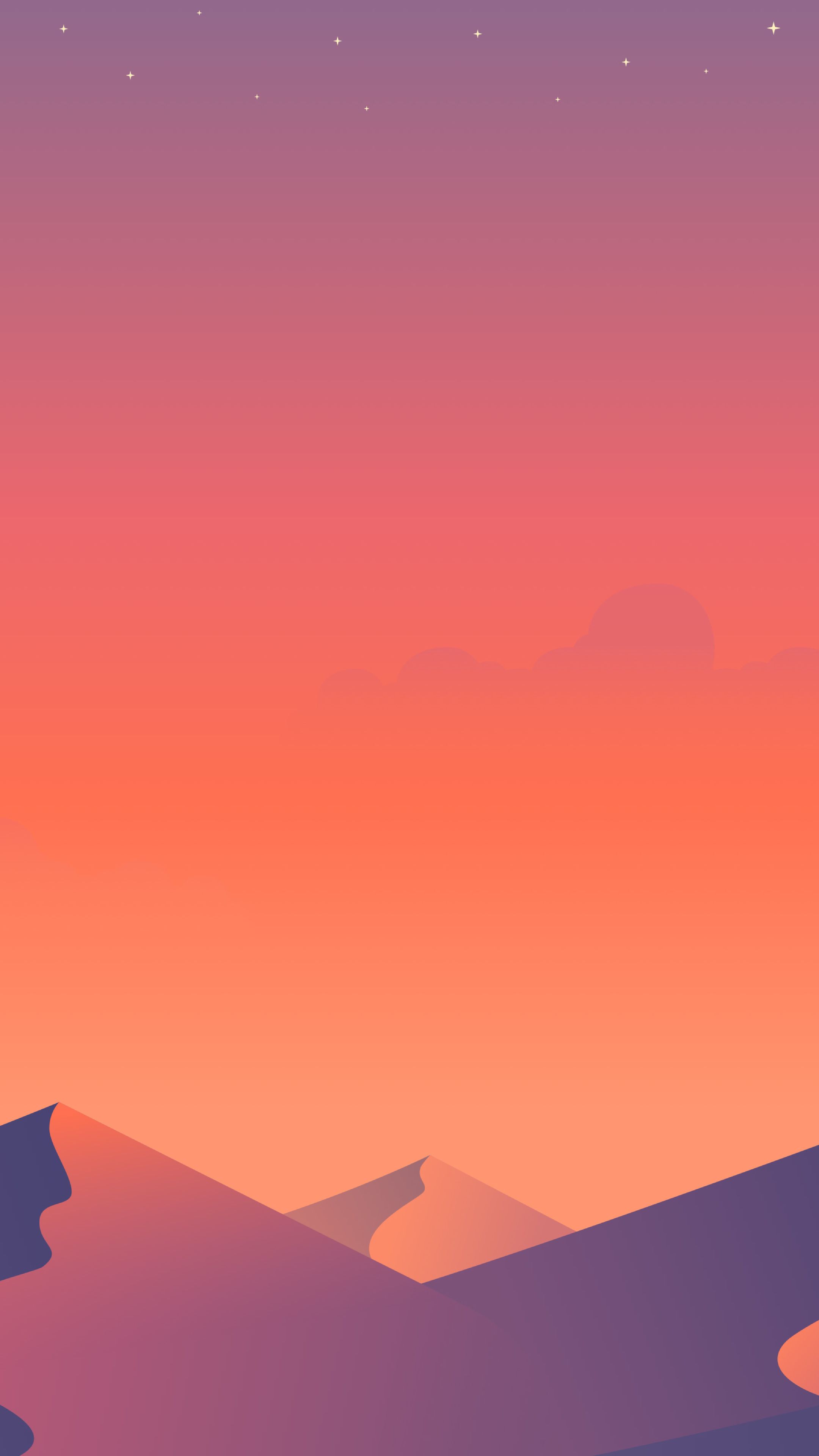 Desert Sun Day Minimalism Wallpapers