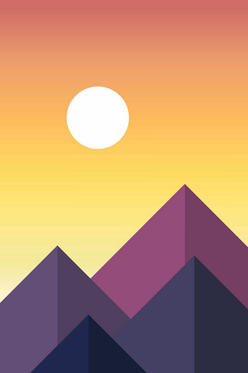 Desert Sun Day Minimalism Wallpapers