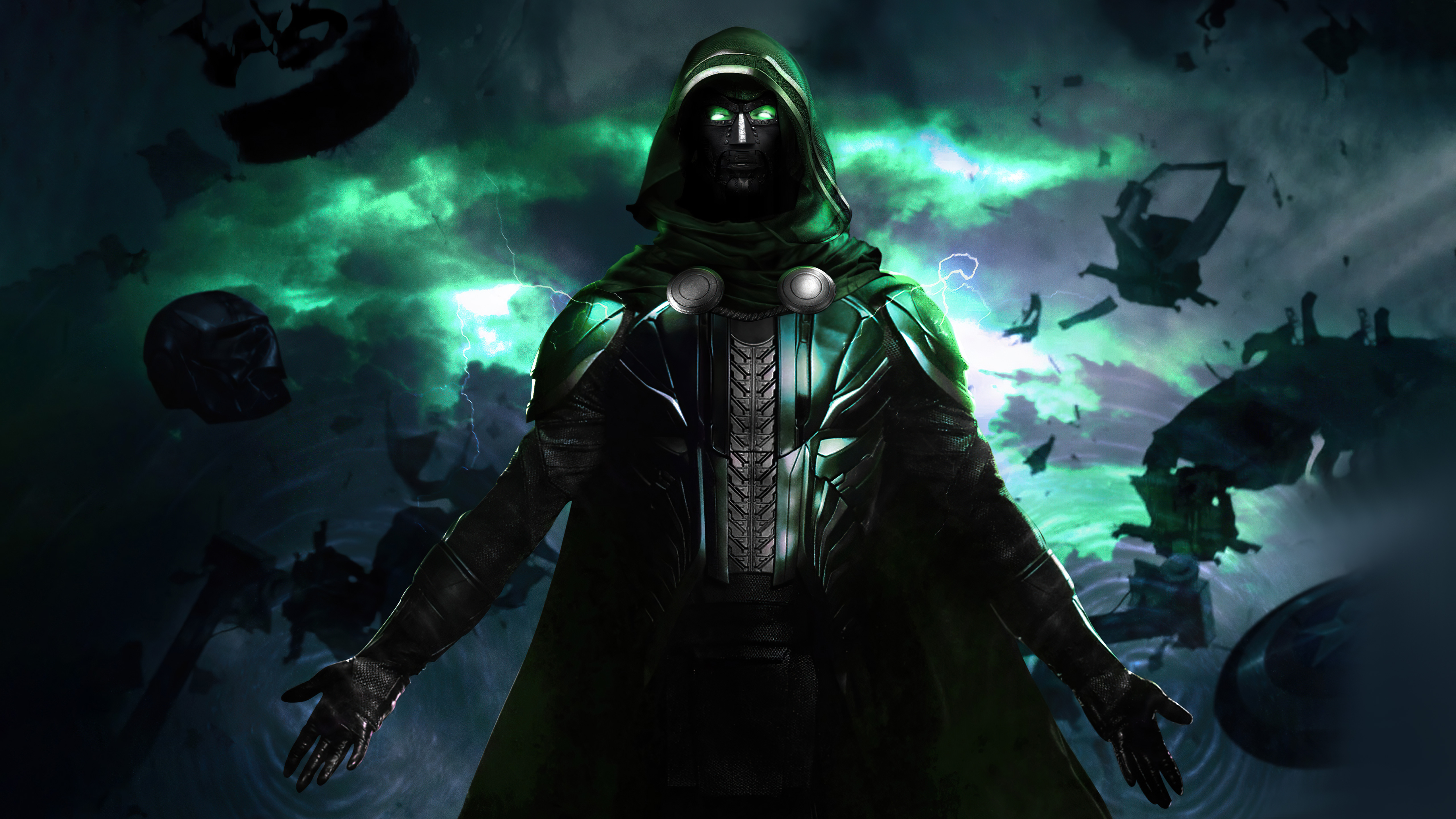 Doctor Doom Minimalism Wallpapers