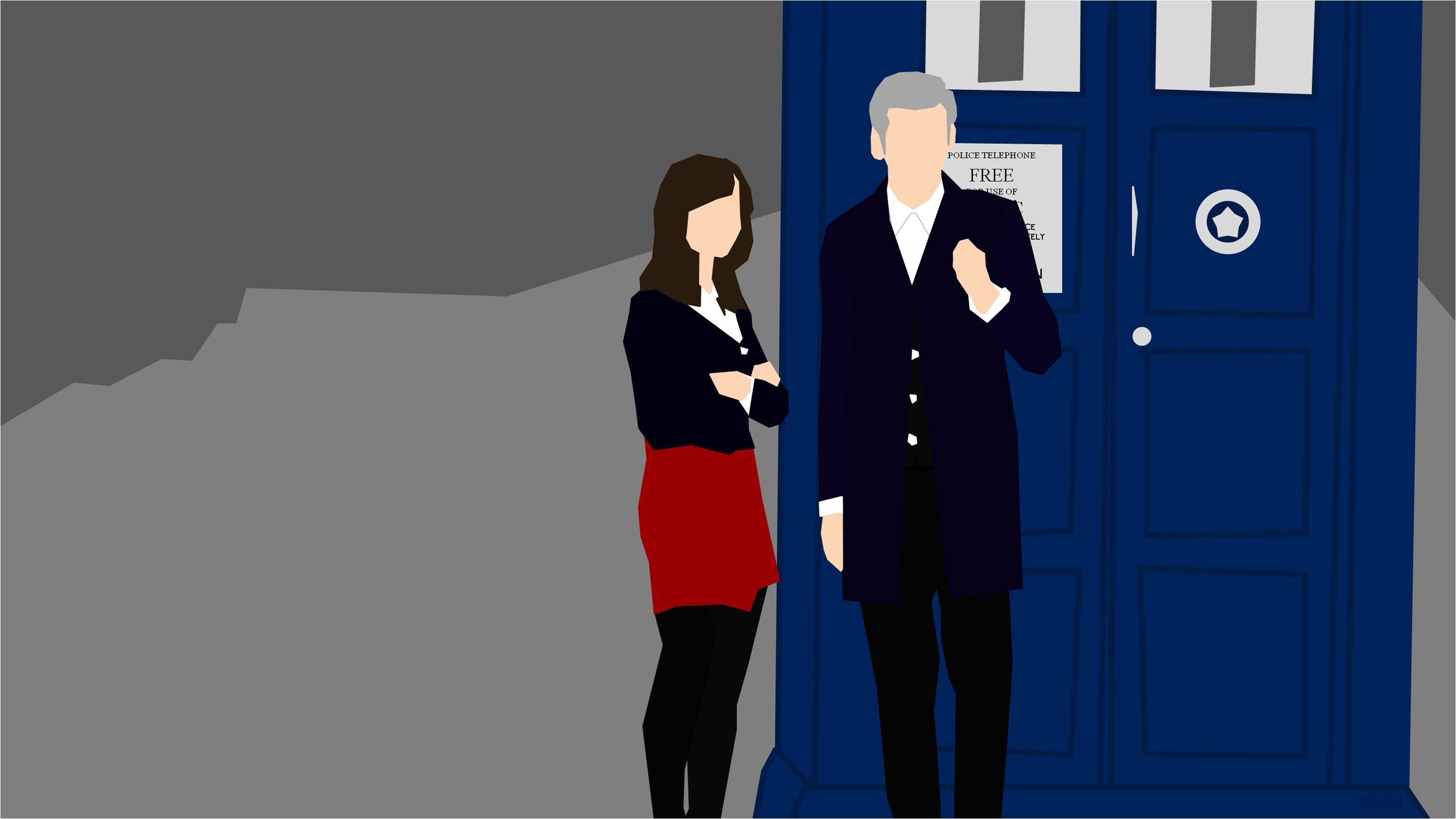 Doctor Who Tv Series Minimalism Wallpapers