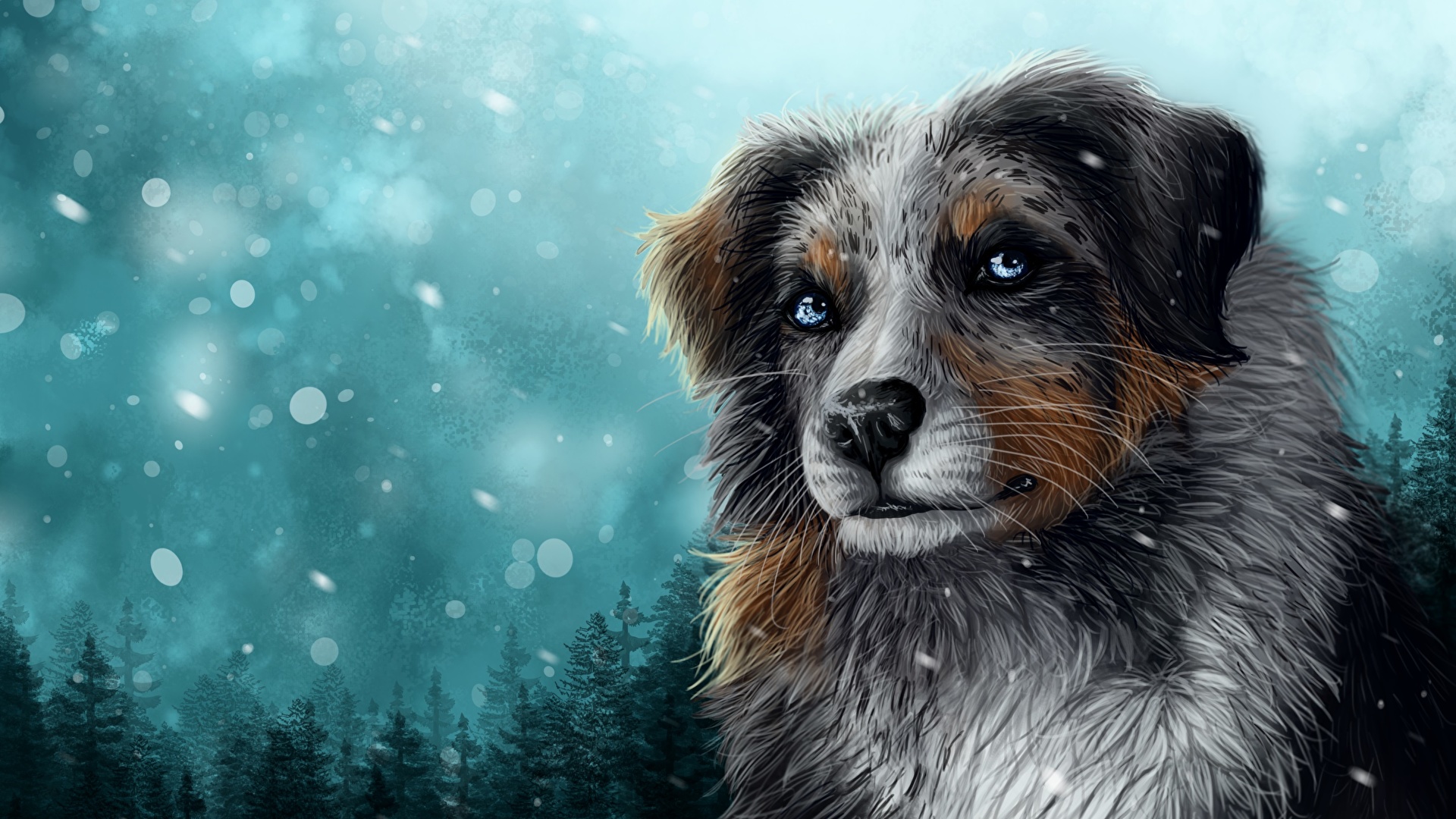 Dog Artwork Wallpapers