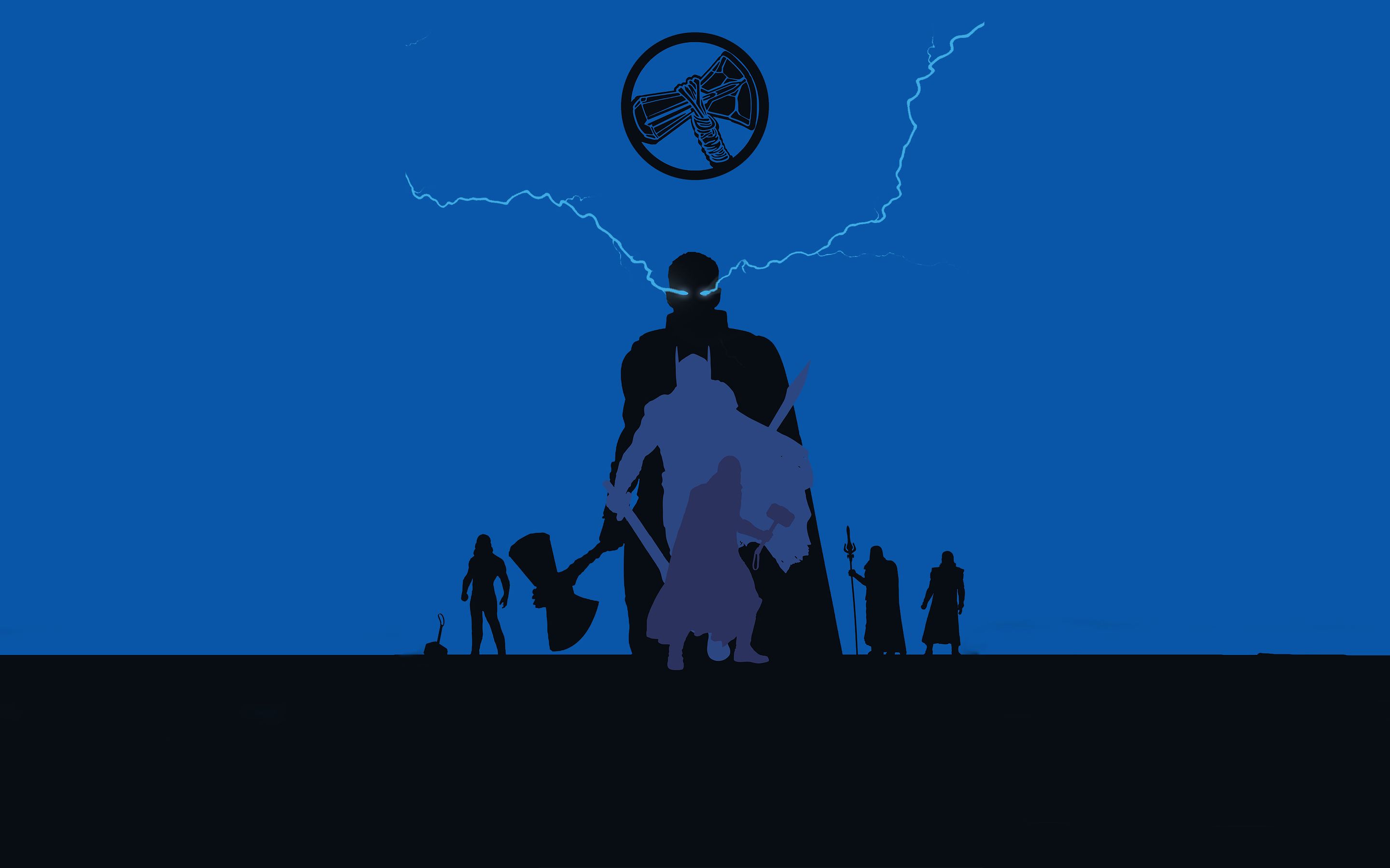 Endgame Thanos Minimal Wallpapers