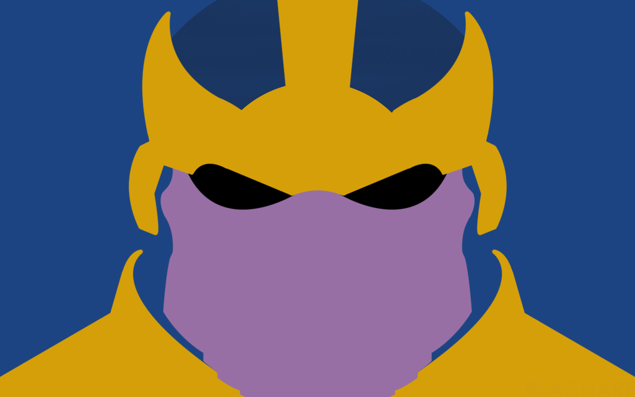 Endgame Thanos Minimal Wallpapers