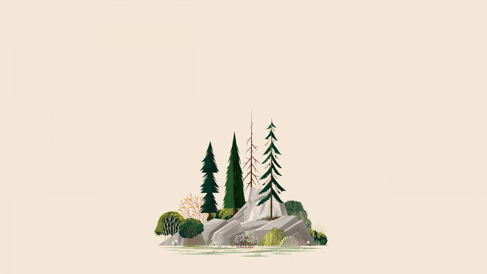 Forest Minimal Wallpapers