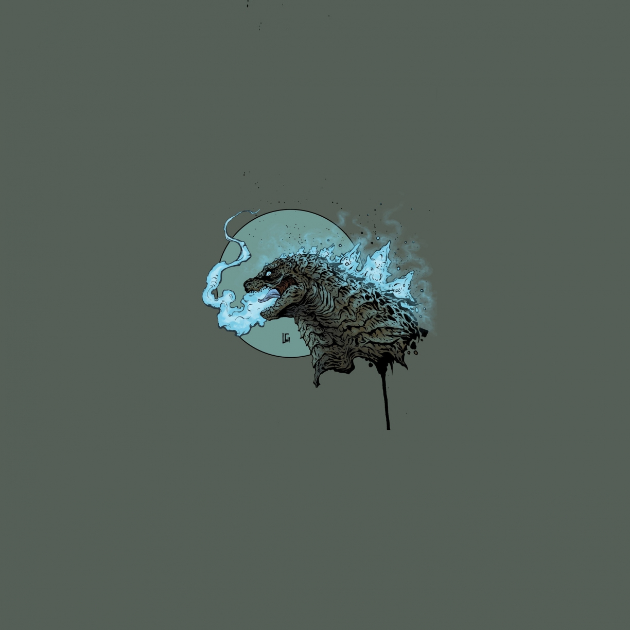 Godzilla King Of The Monsters Minimalist Wallpapers