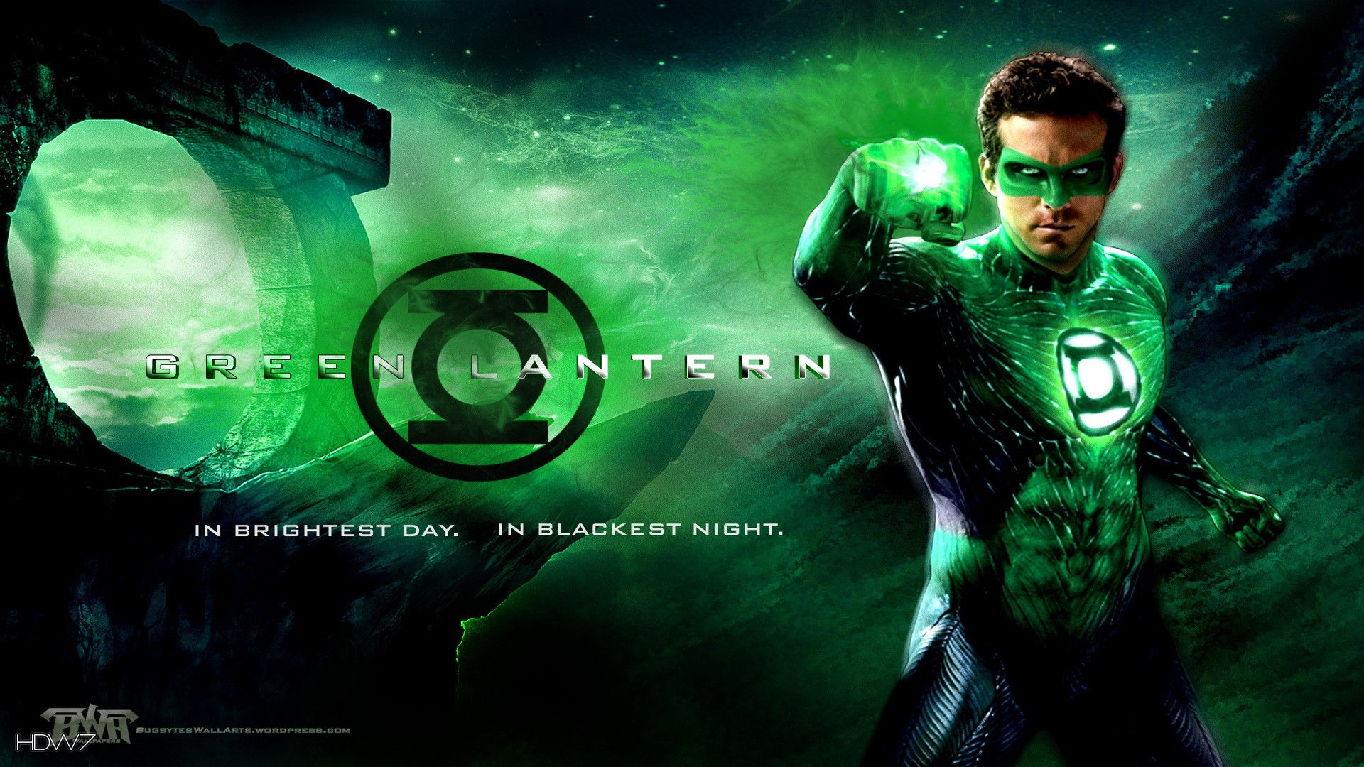 Green Lantern Minimal Wallpapers