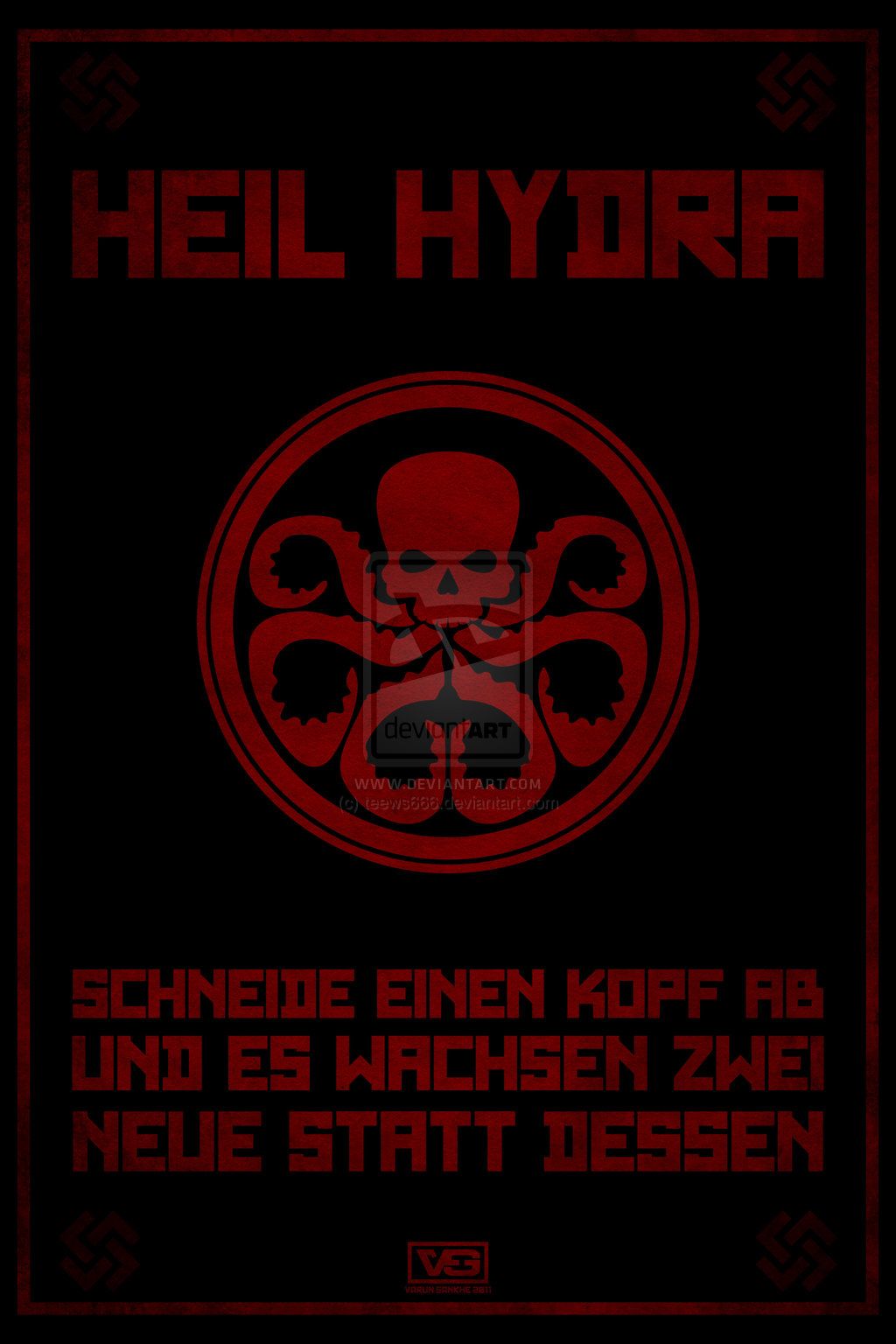 Hail Hydra Minimal Wallpapers