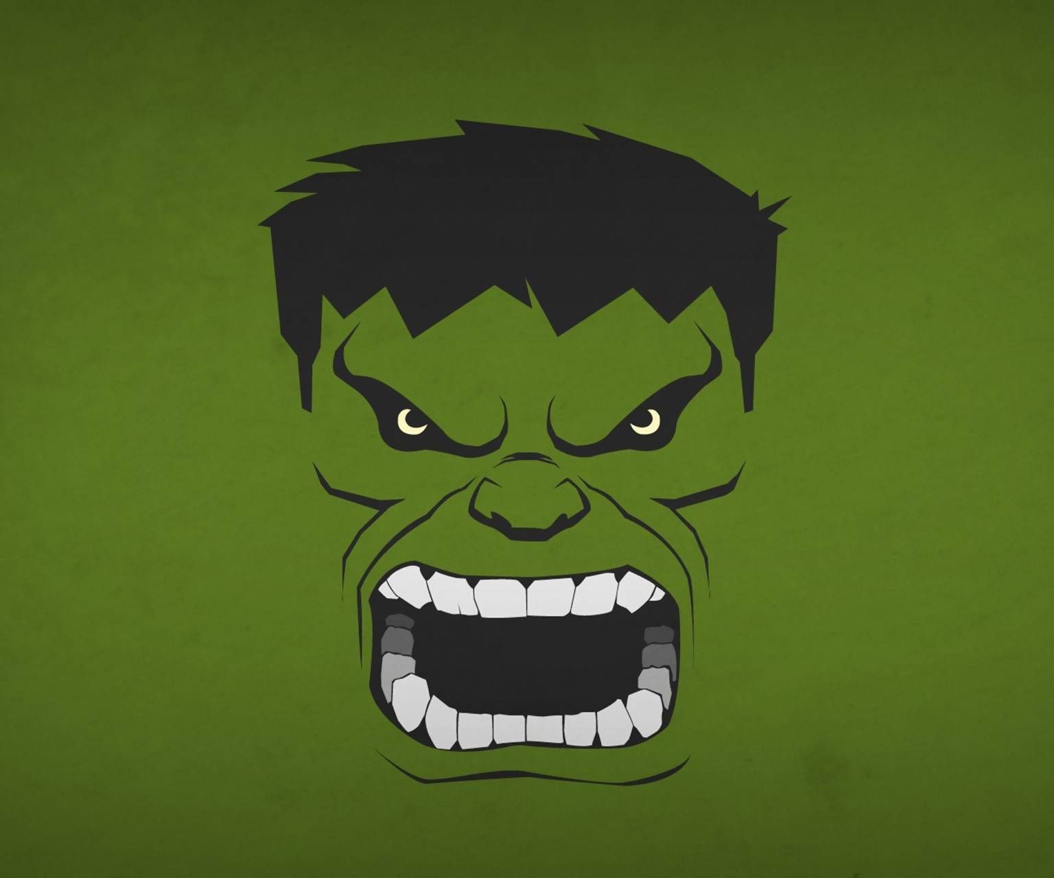 Hulk 4K Minimal Art Wallpapers