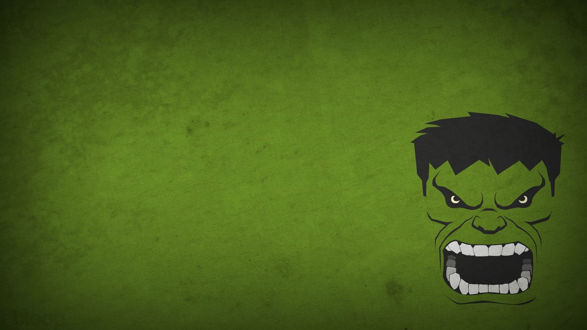 Hulk 4K Minimal Art Wallpapers