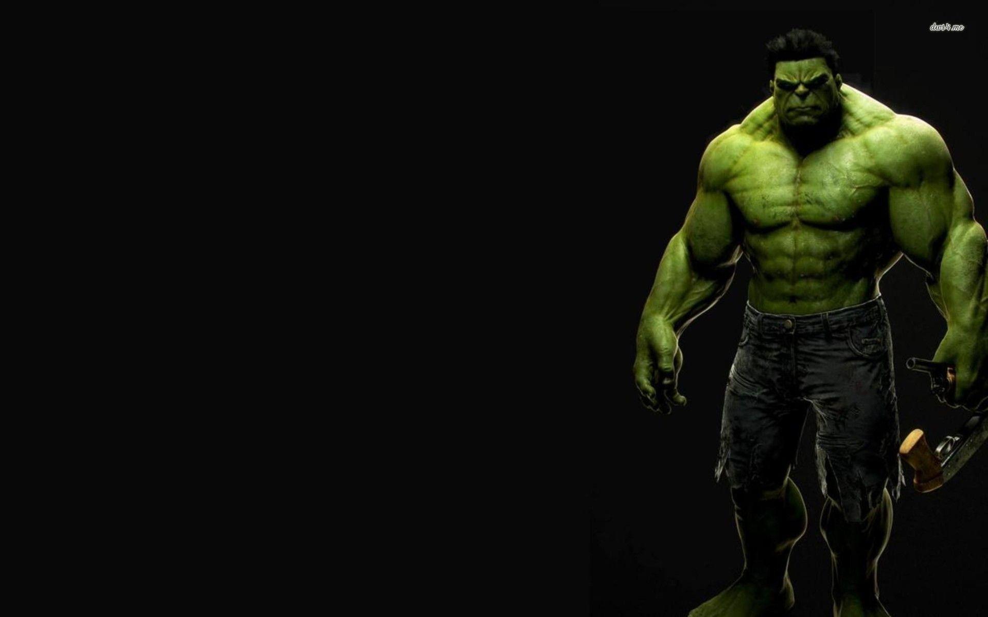 Hulk 4K Minimal Art Wallpapers