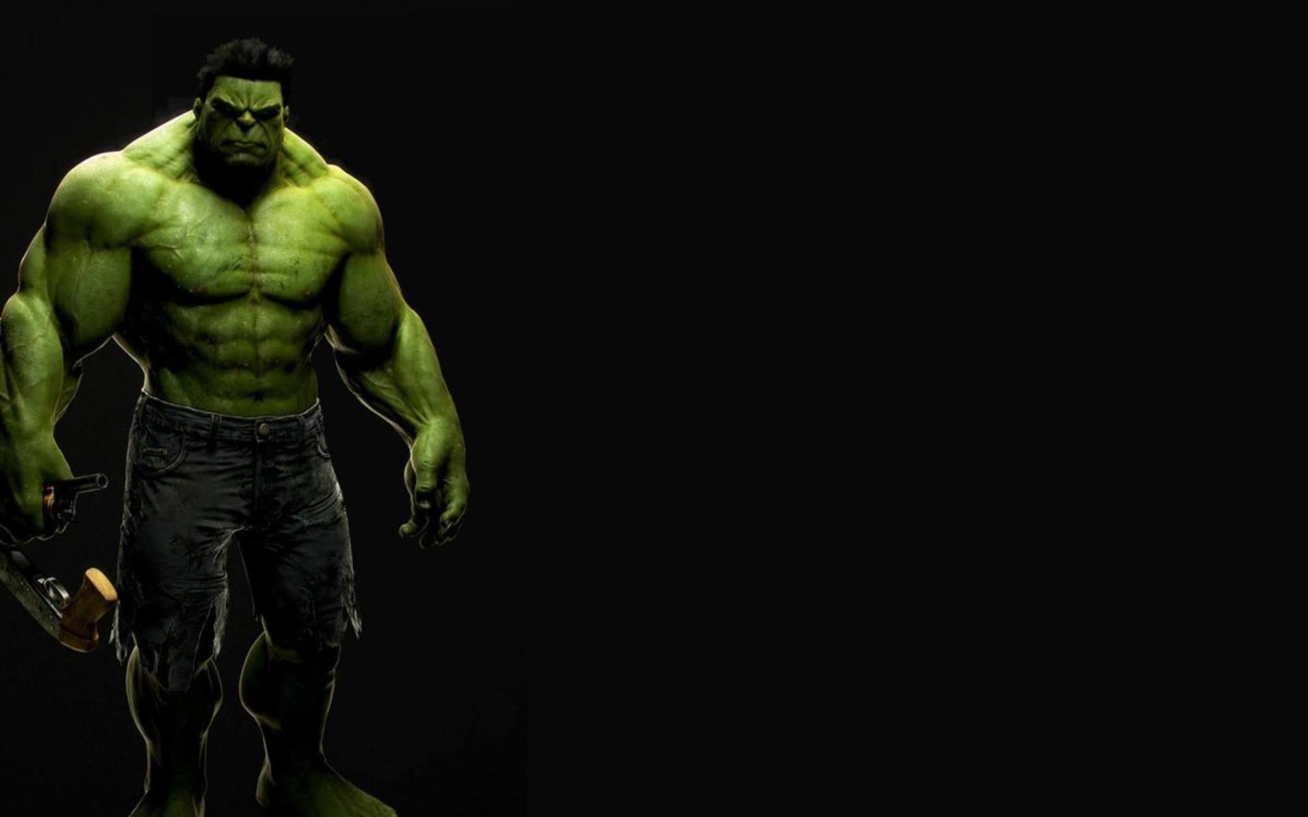 Hulk 4K Minimal Art Wallpapers